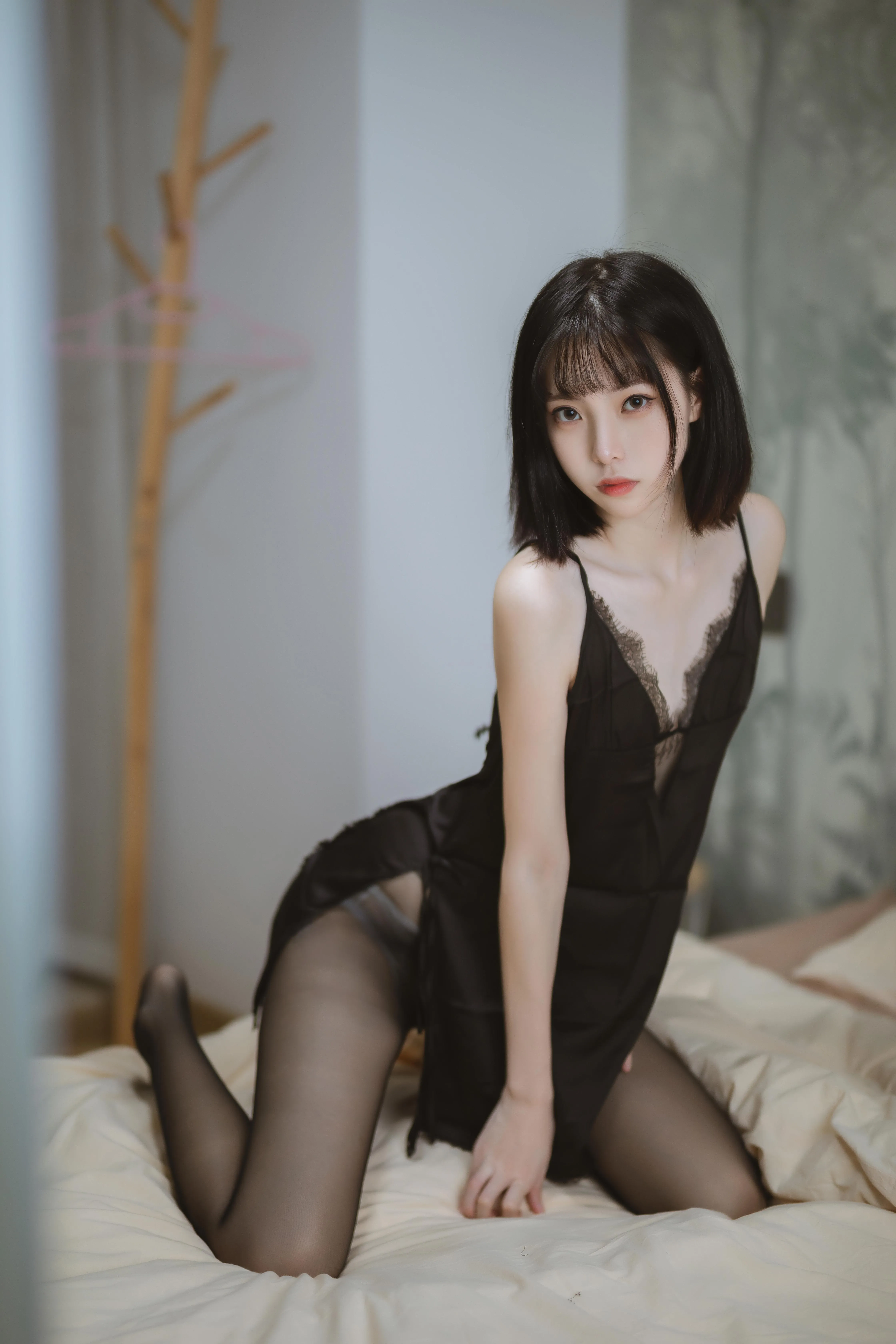 许岚LAN – NO.06 黑色蕾丝睡衣 [40P]插图