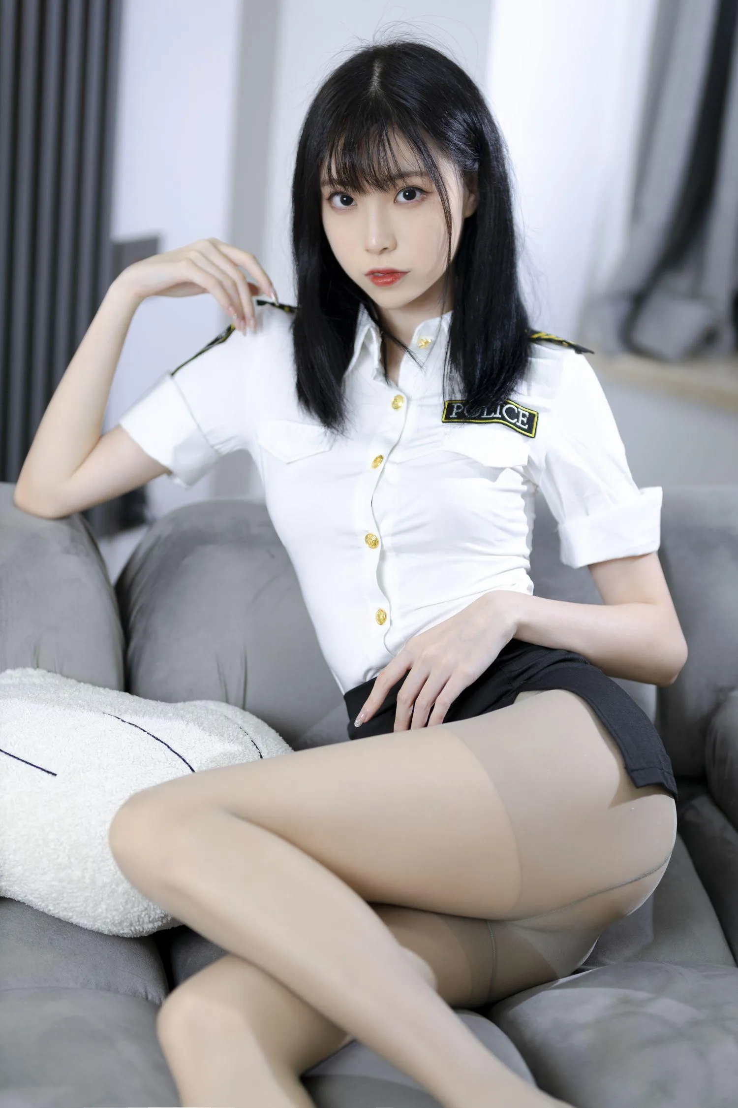许岚LAN – NO.07 灰丝制服 [40P]插图9