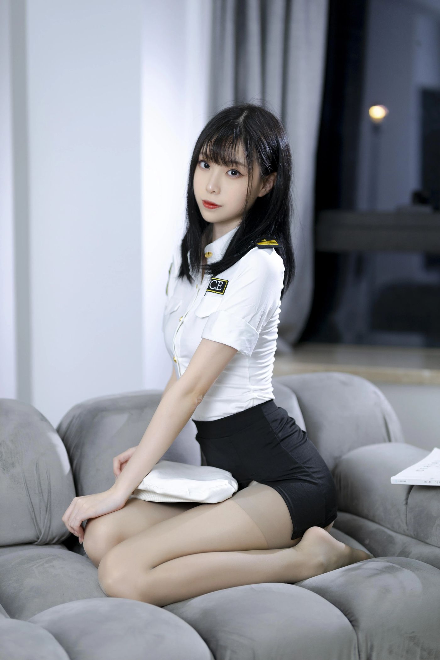 许岚LAN – NO.07 灰丝制服 [40P]插图5