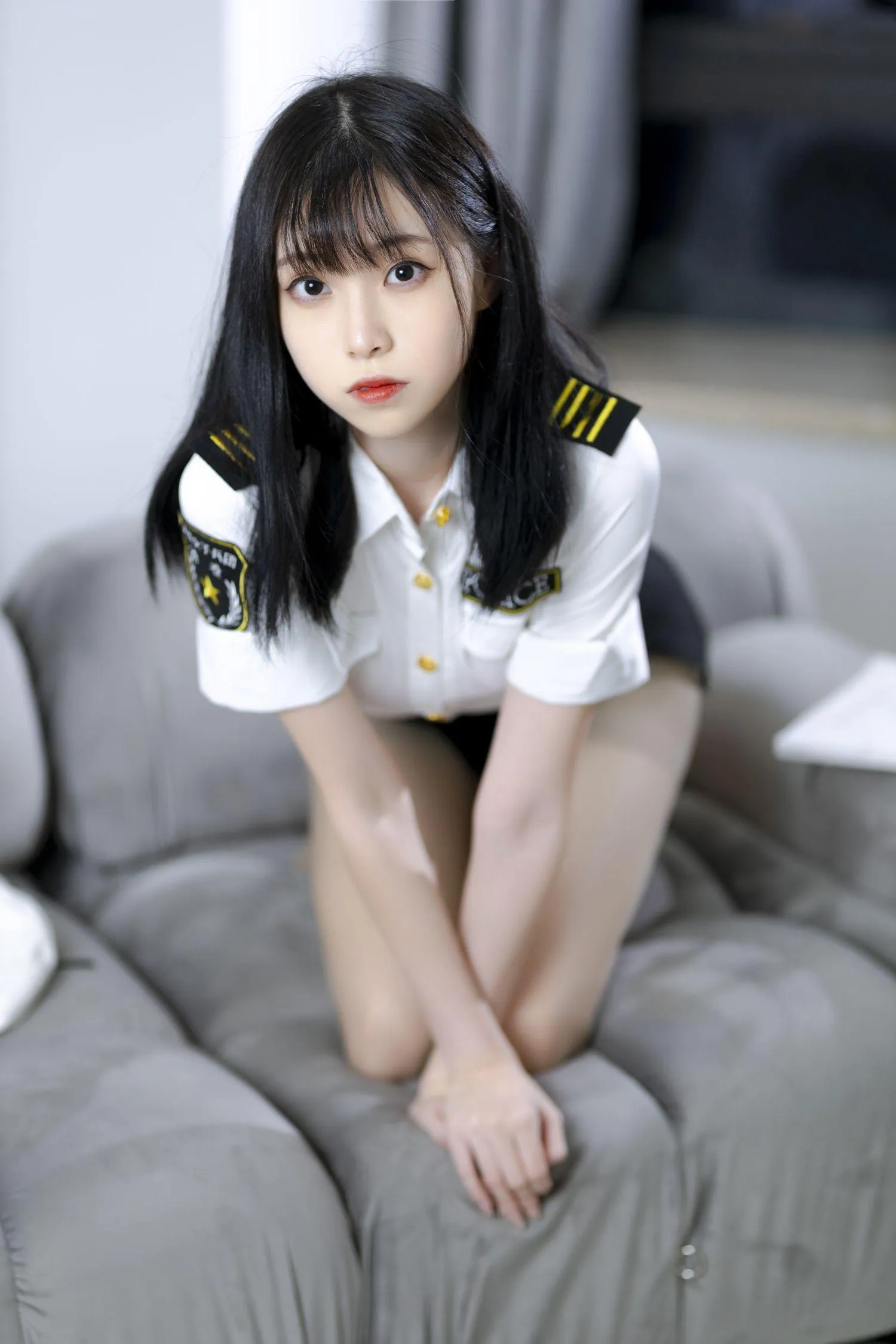 许岚LAN – NO.07 灰丝制服 [40P]插图5