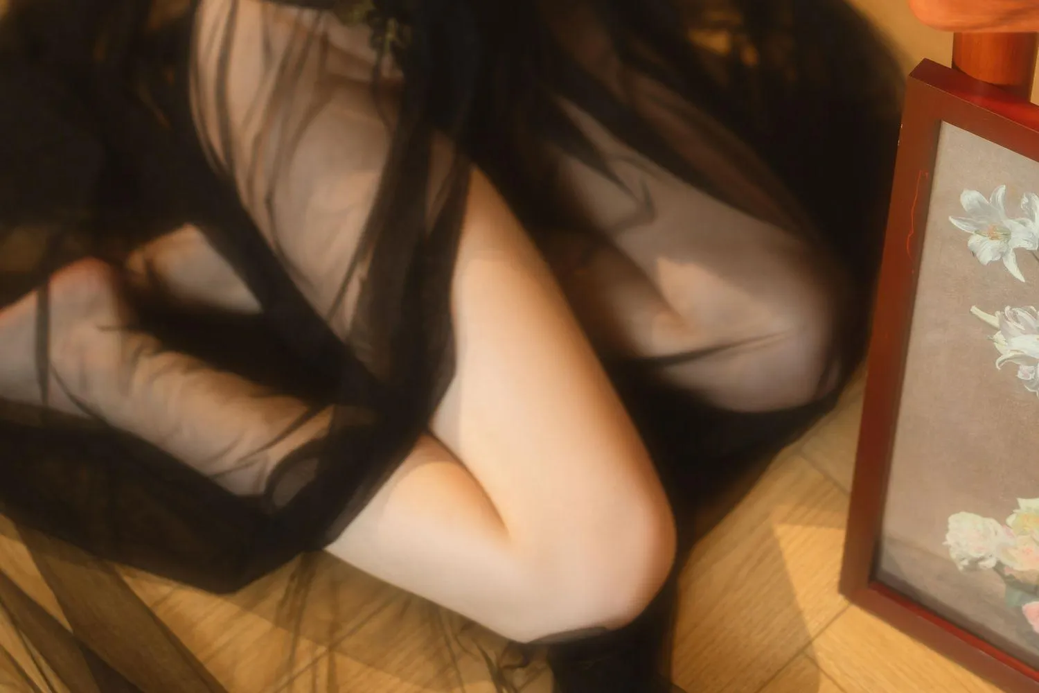 许岚LAN – NO.08 黑纱旗袍 [40P]插图8