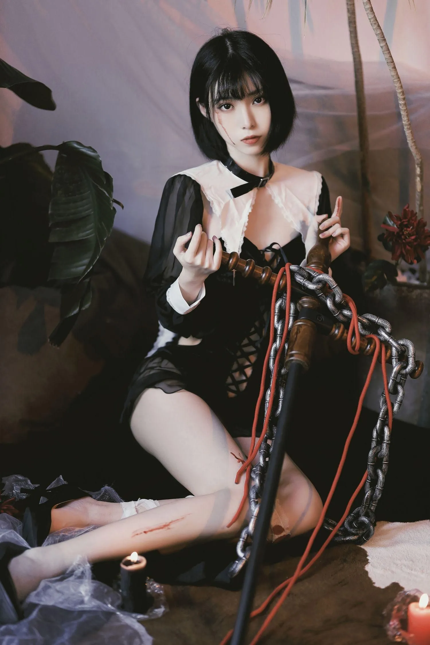 许岚LAN – NO.12 修女创作 红与黑 [37P]插图7