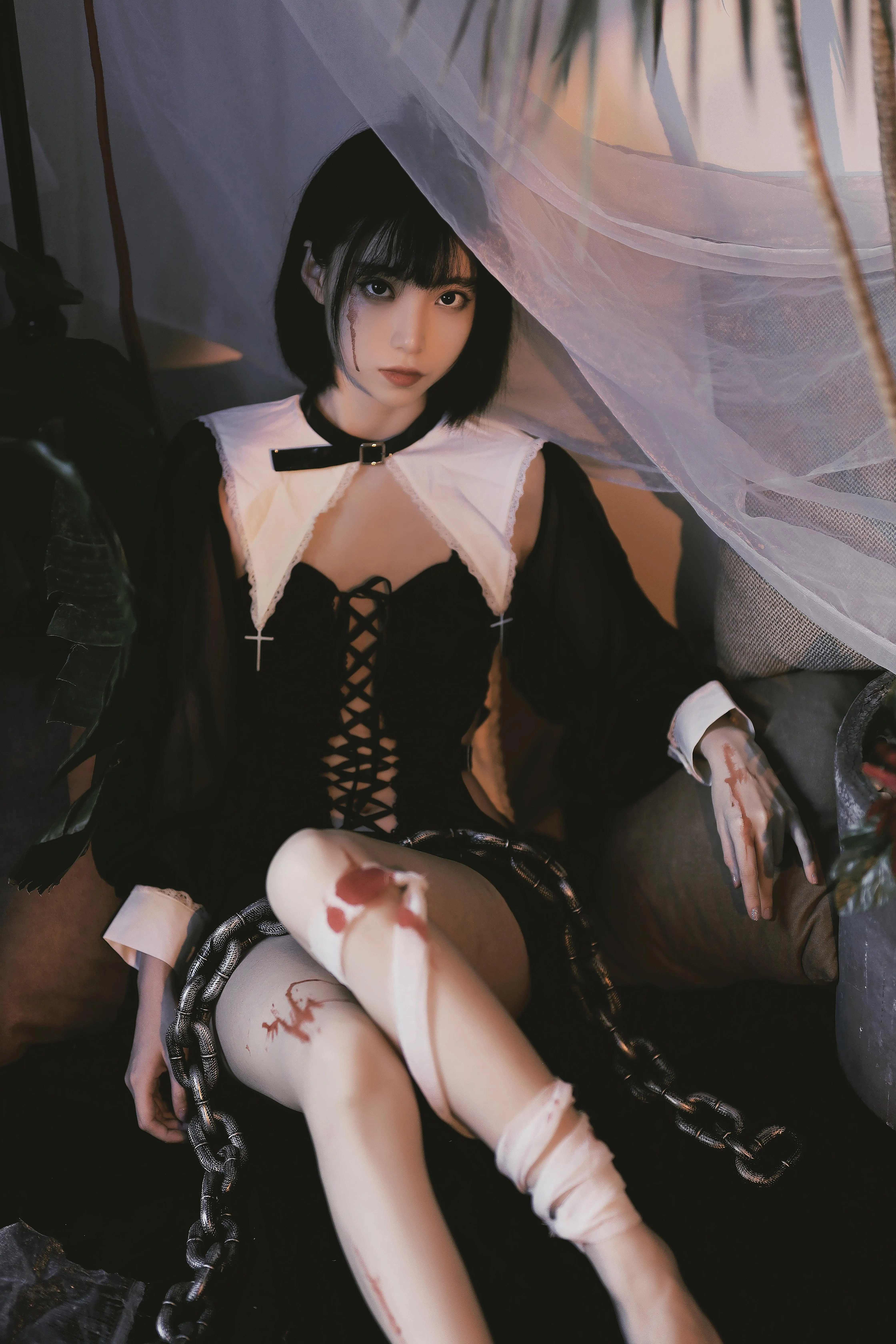 许岚LAN – NO.12 修女创作 红与黑 [37P]插图