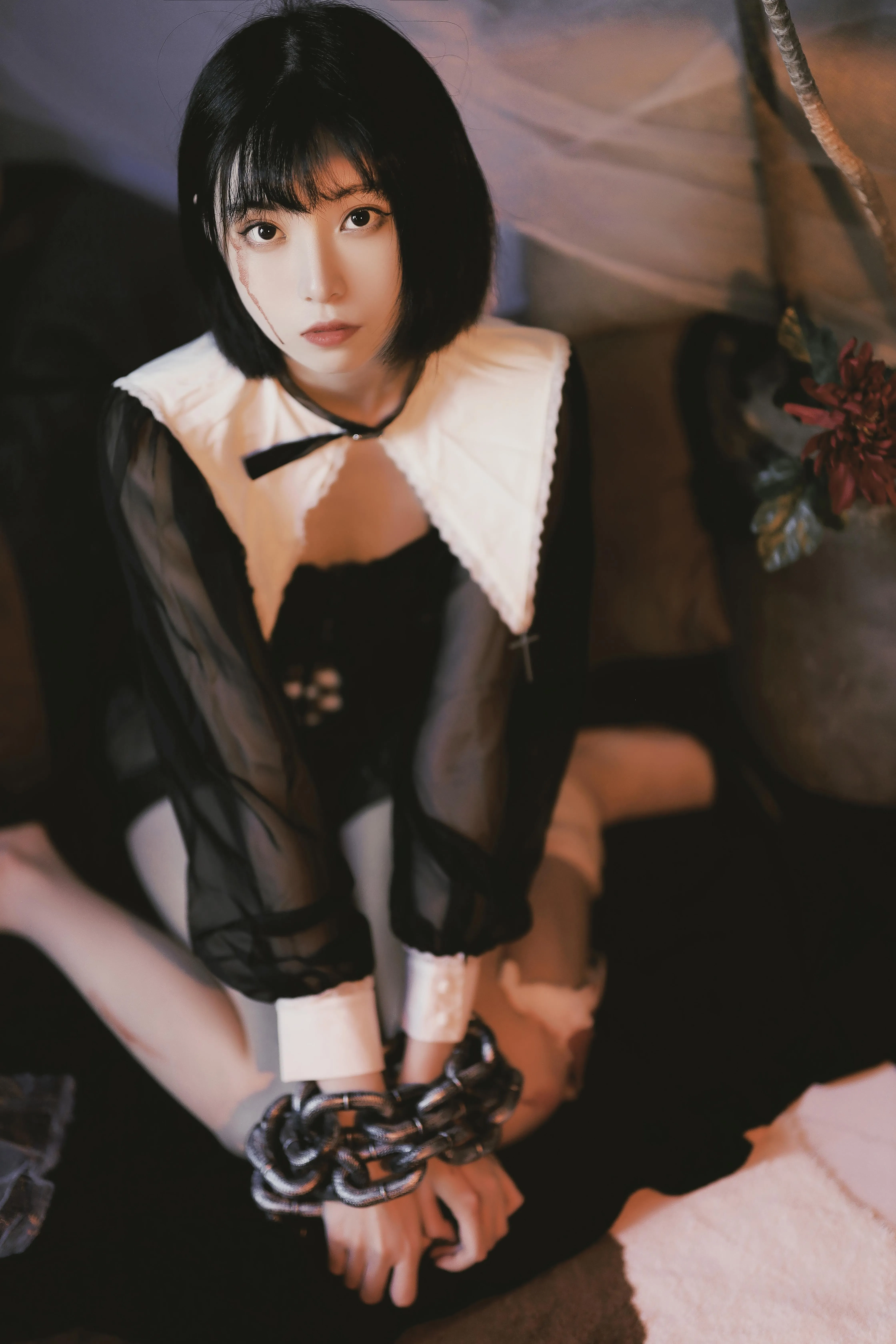 许岚LAN – NO.12 修女创作 红与黑 [37P]插图4