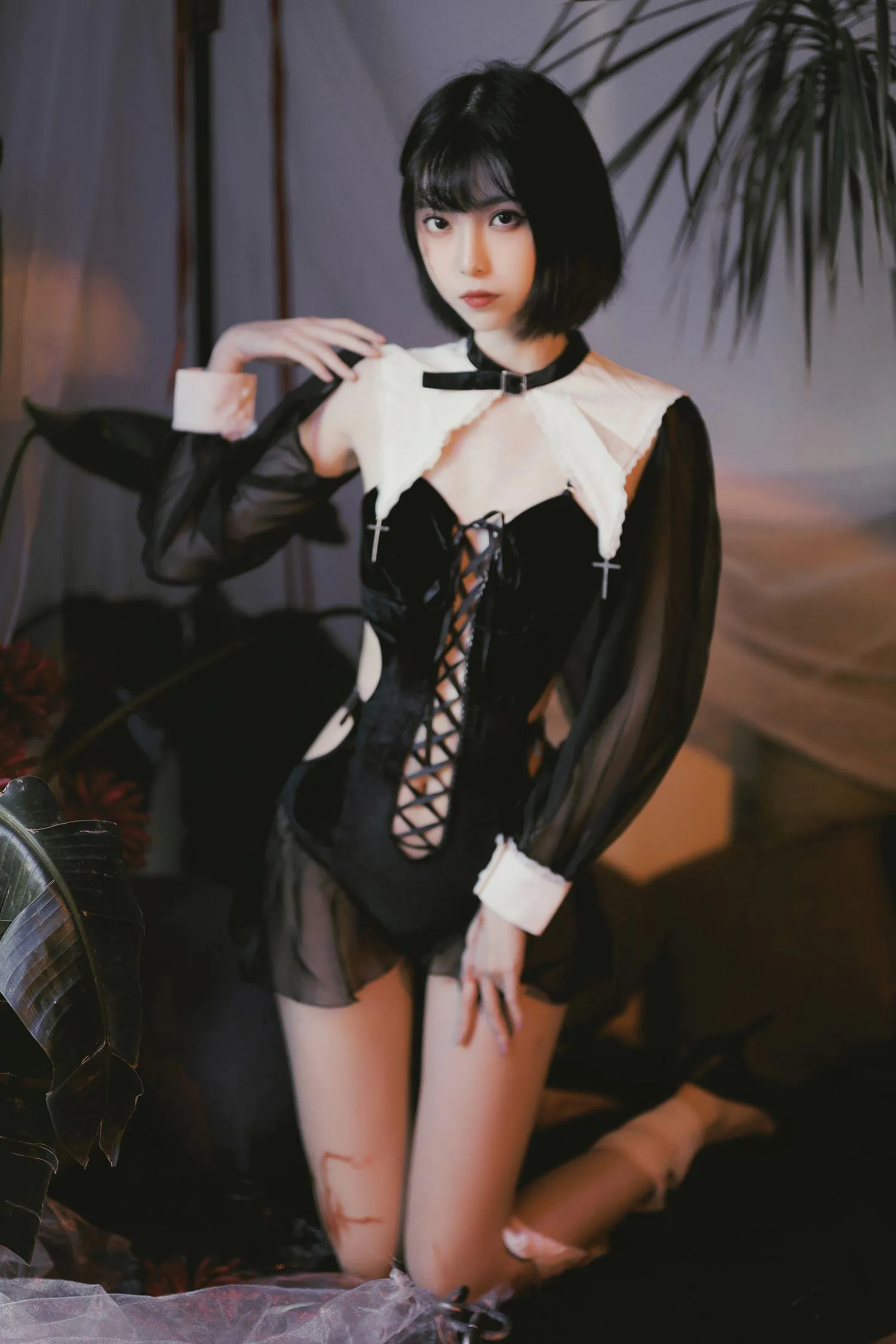 许岚LAN – NO.12 修女创作 红与黑 [37P]插图7
