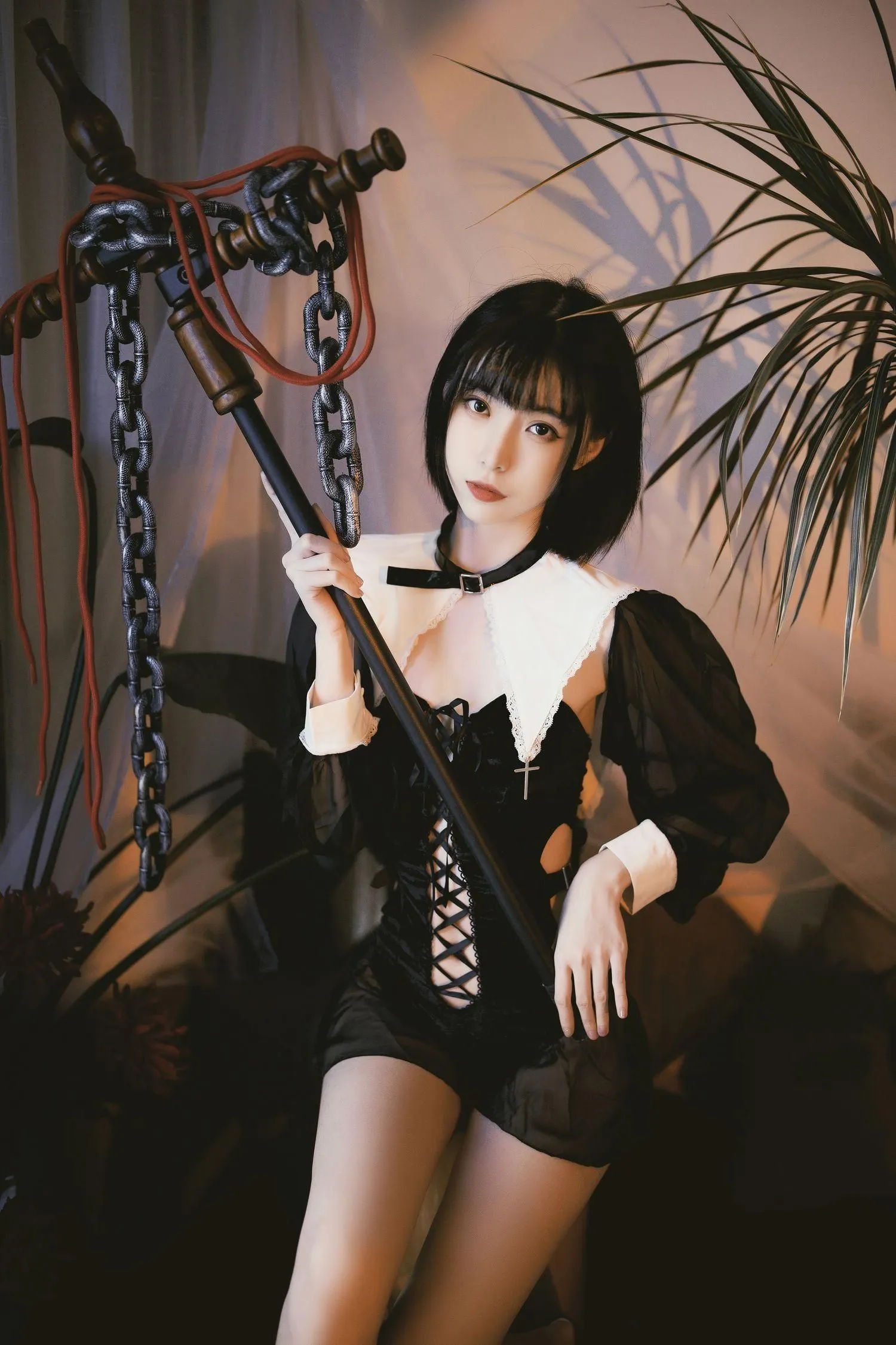 许岚LAN – NO.12 修女创作 红与黑 [37P]插图4
