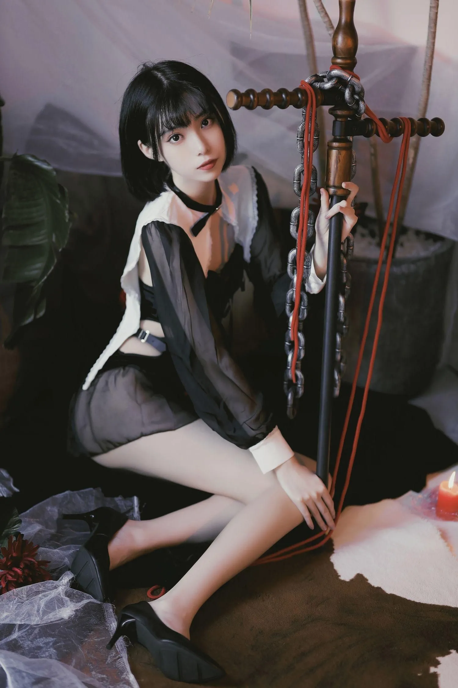 许岚LAN – NO.12 修女创作 红与黑 [37P]插图6