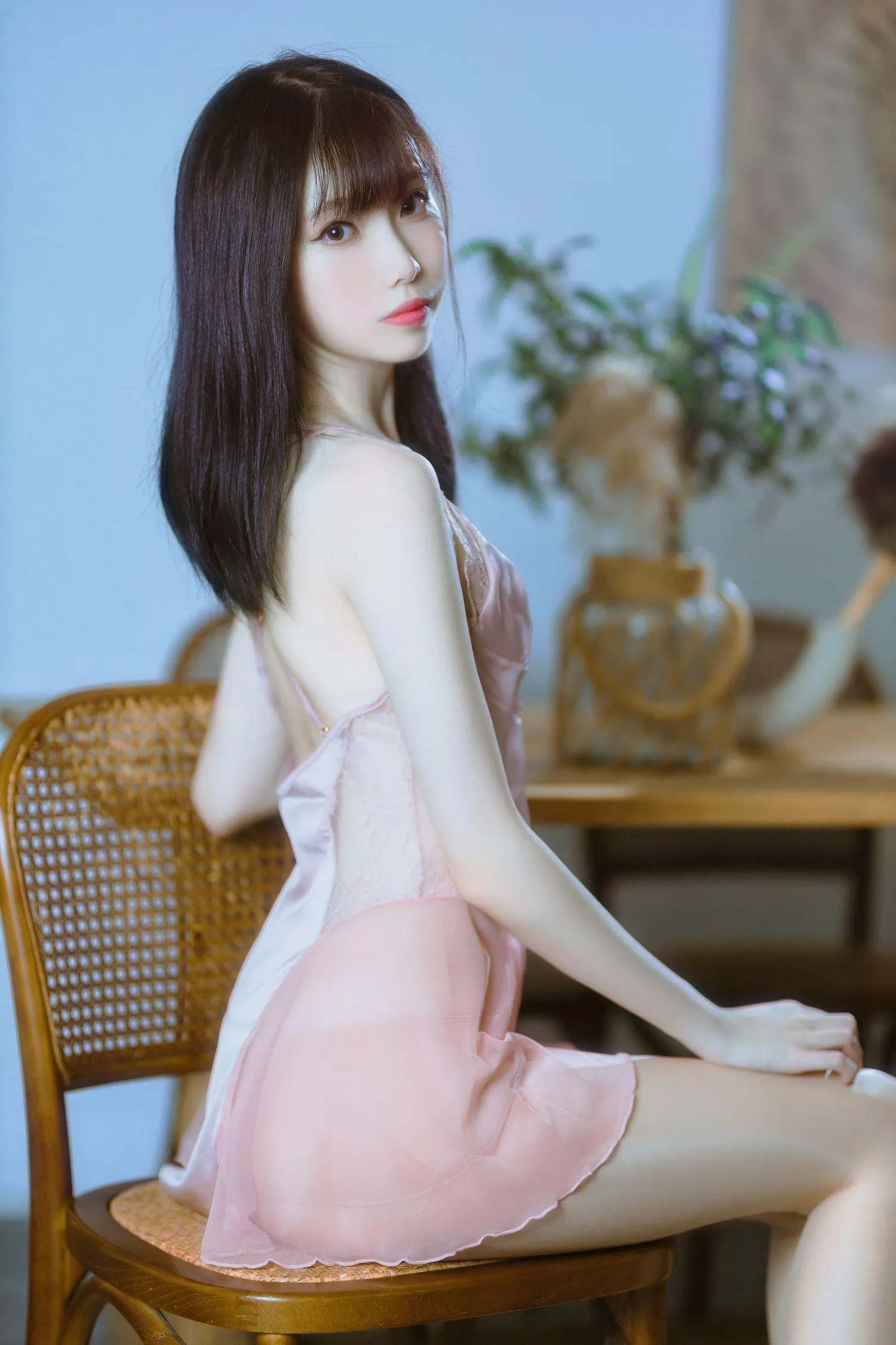 许岚LAN – NO.13 半透粉纱 [40P]插图5