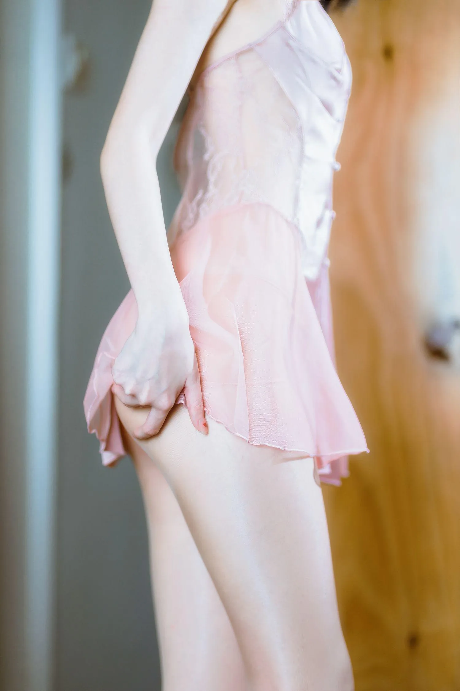 许岚LAN – NO.13 半透粉纱 [40P]插图3