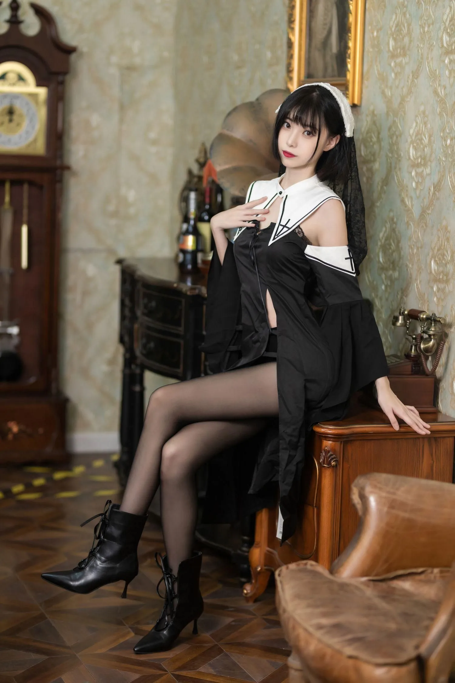 许岚LAN – NO.16 暗黑修女 [40P]插图7
