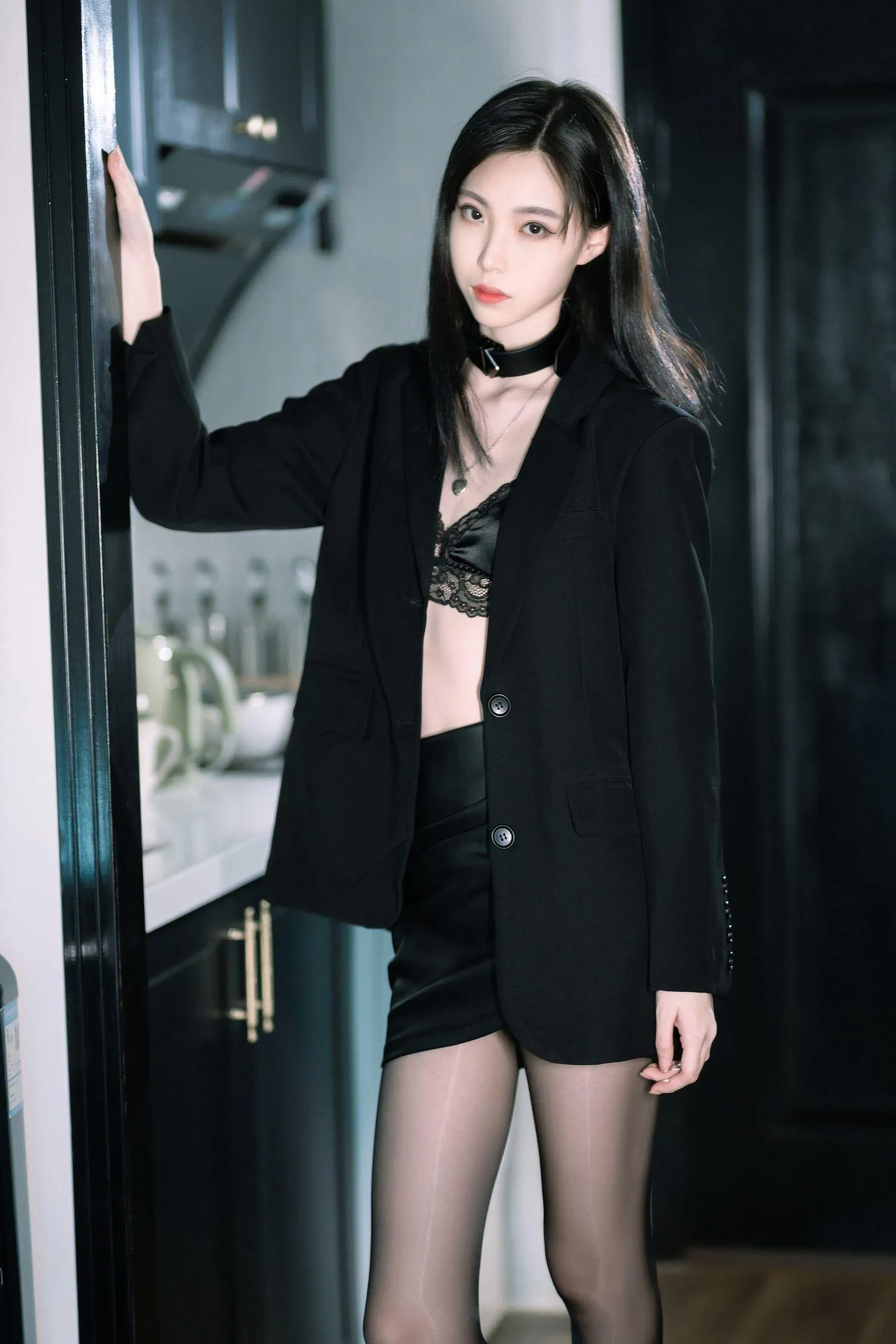 许岚LAN – NO.17 黑丝西装 [40P]插图5