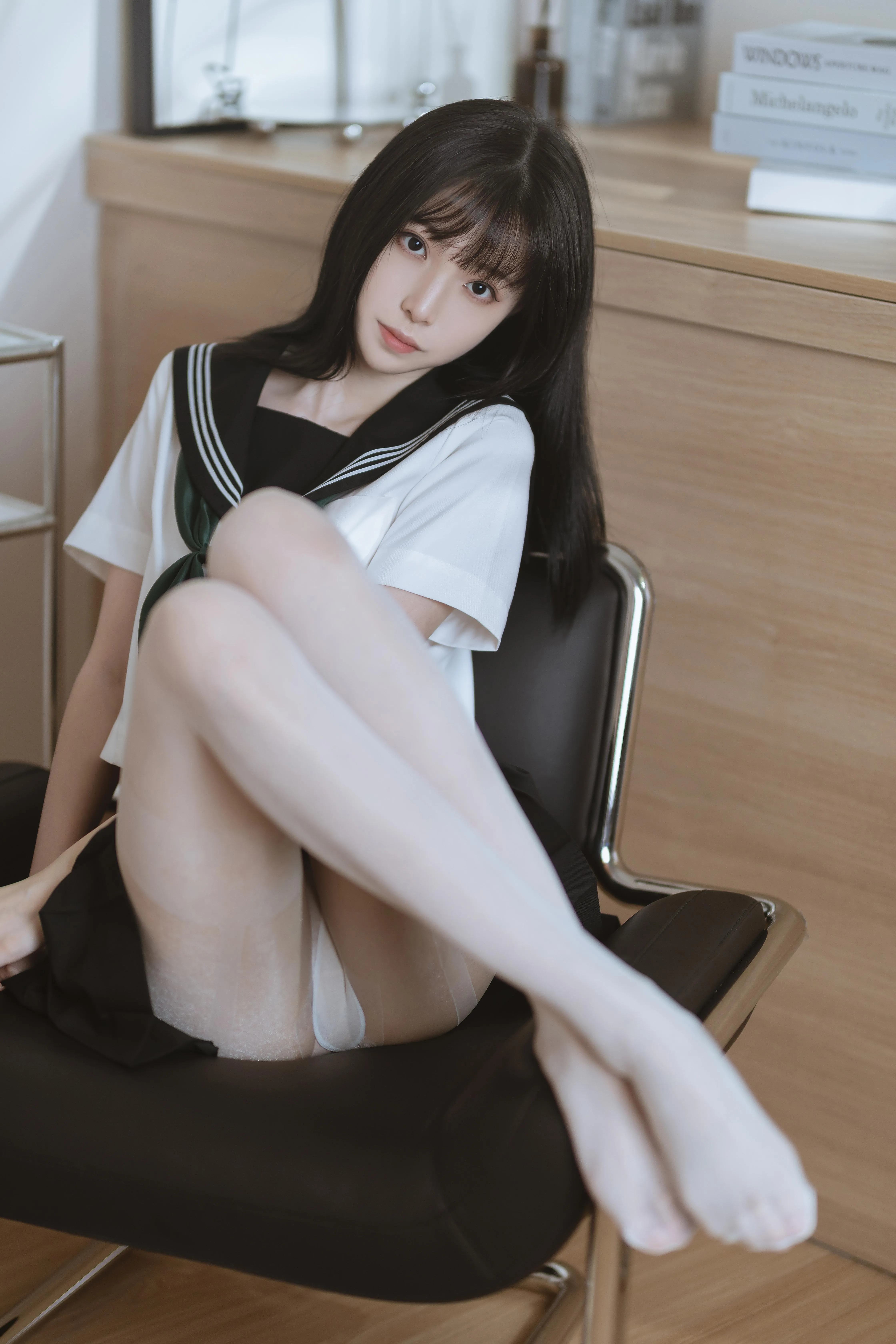 许岚LAN – NO.20 白丝水手服 [40P]插图