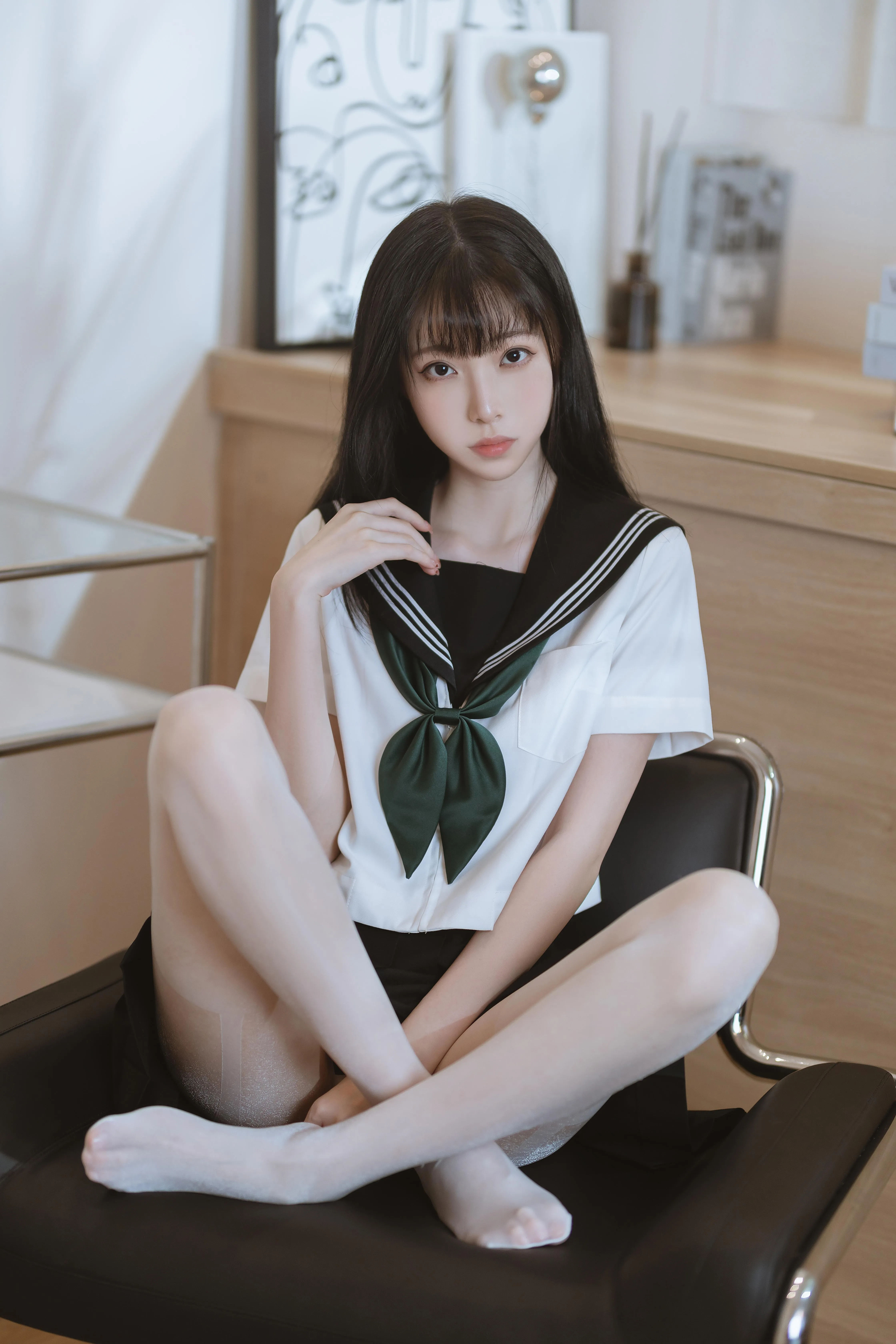 许岚LAN – NO.20 白丝水手服 [40P]插图3