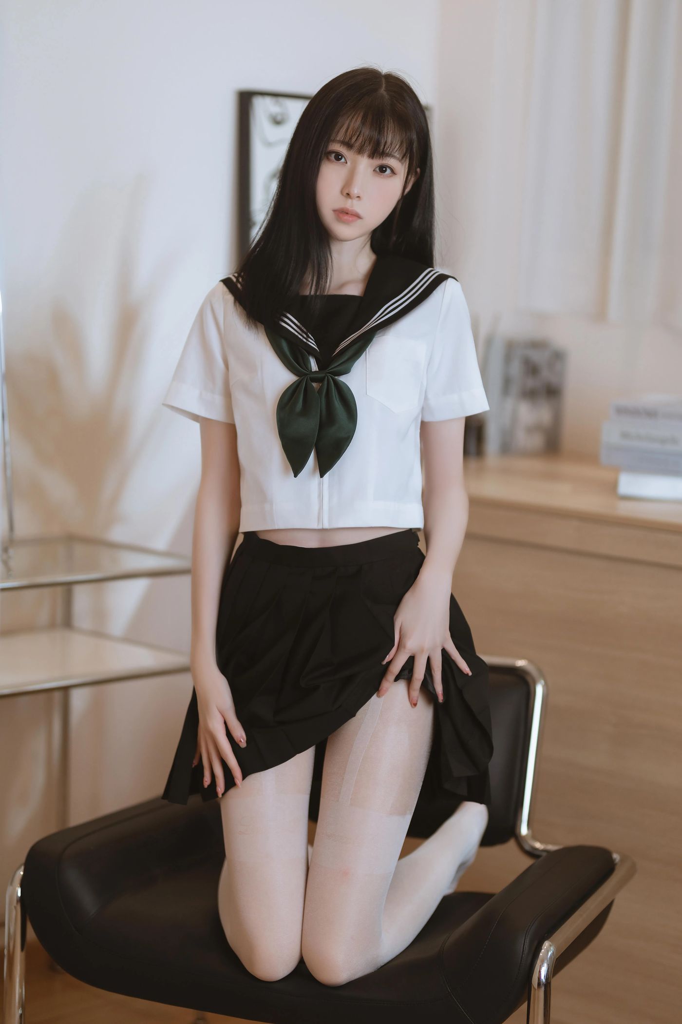 许岚LAN – NO.20 白丝水手服 [40P]插图5