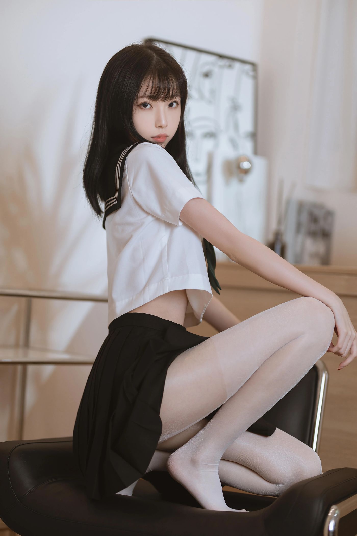 许岚LAN – NO.20 白丝水手服 [40P]插图6