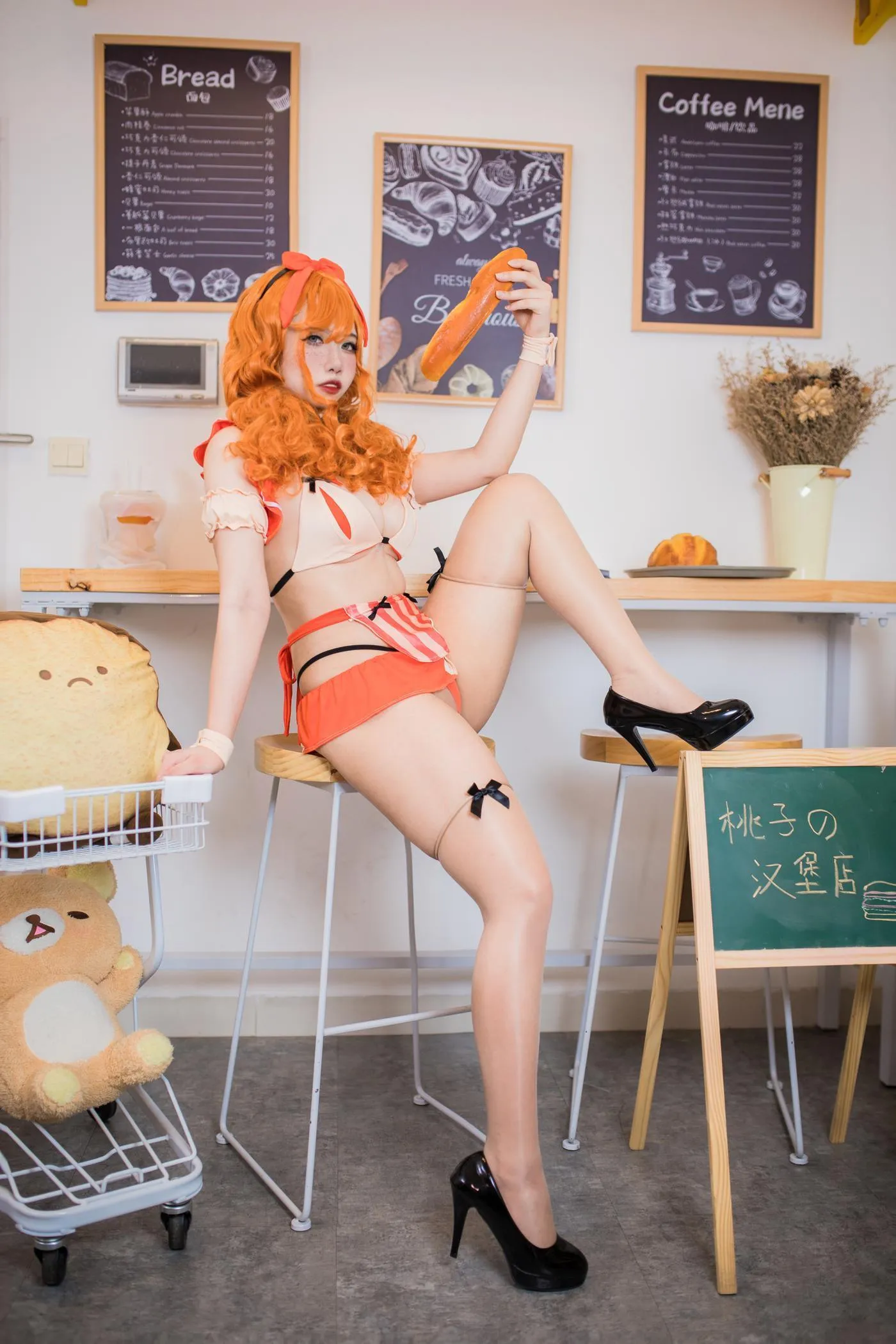 贞子蜜桃 – NO.02 汉堡店员 [35P]插图5