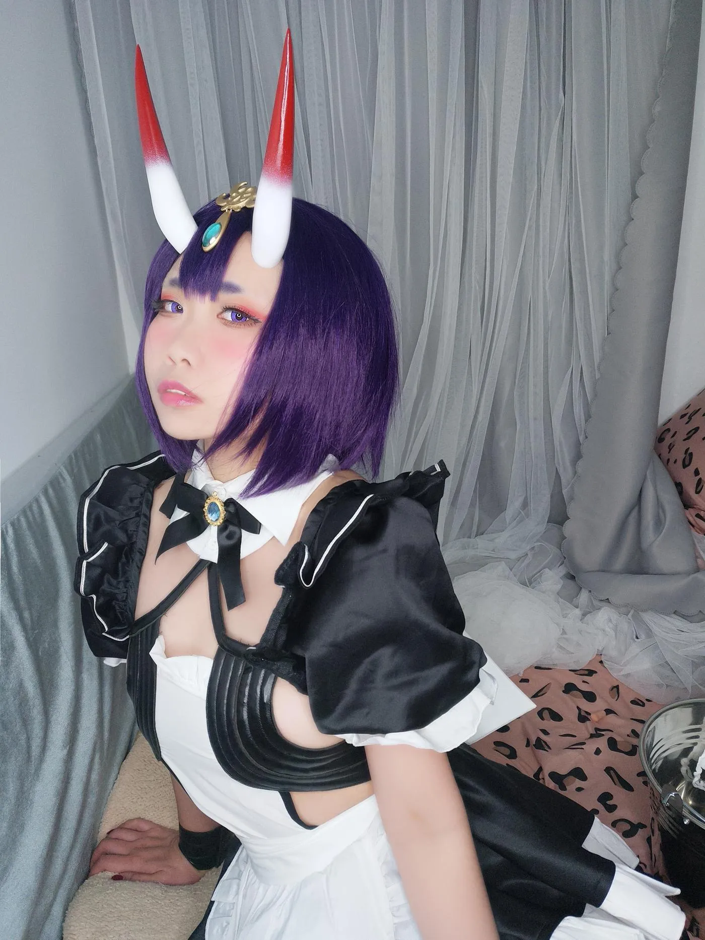 贞子蜜桃 – NO.07 酒吞童子 女仆 [20P]插图5