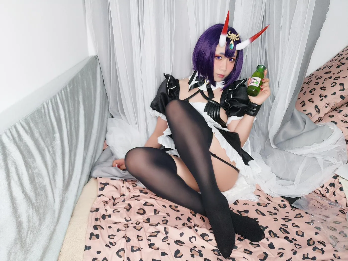 贞子蜜桃 – NO.07 酒吞童子 女仆 [20P]插图8