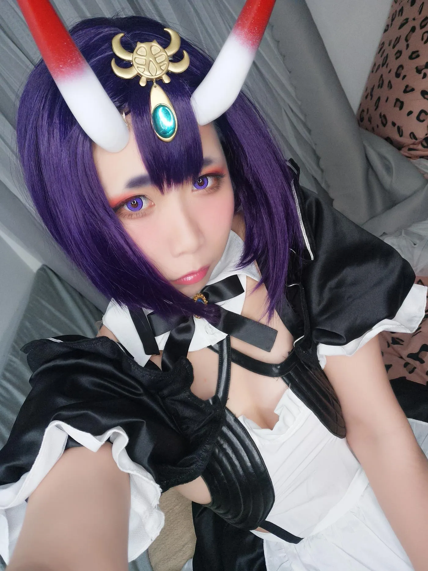 贞子蜜桃 – NO.07 酒吞童子 女仆 [20P]插图9