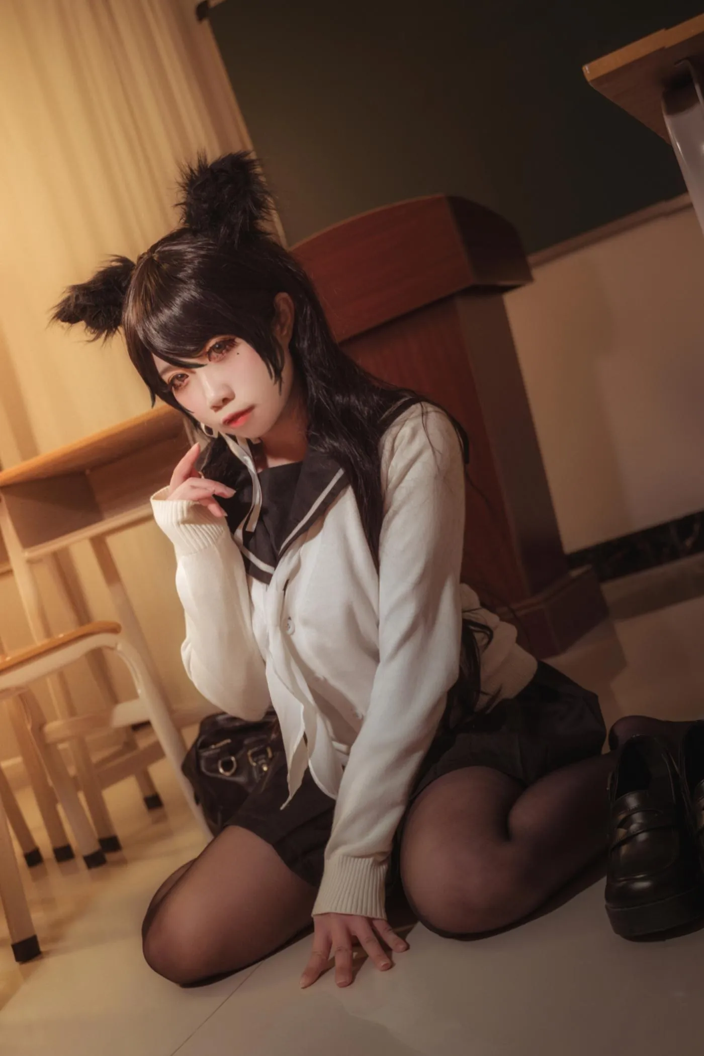 贞子蜜桃 – NO.09 碧蓝航线 爱宕高雄制服 [35P]插图