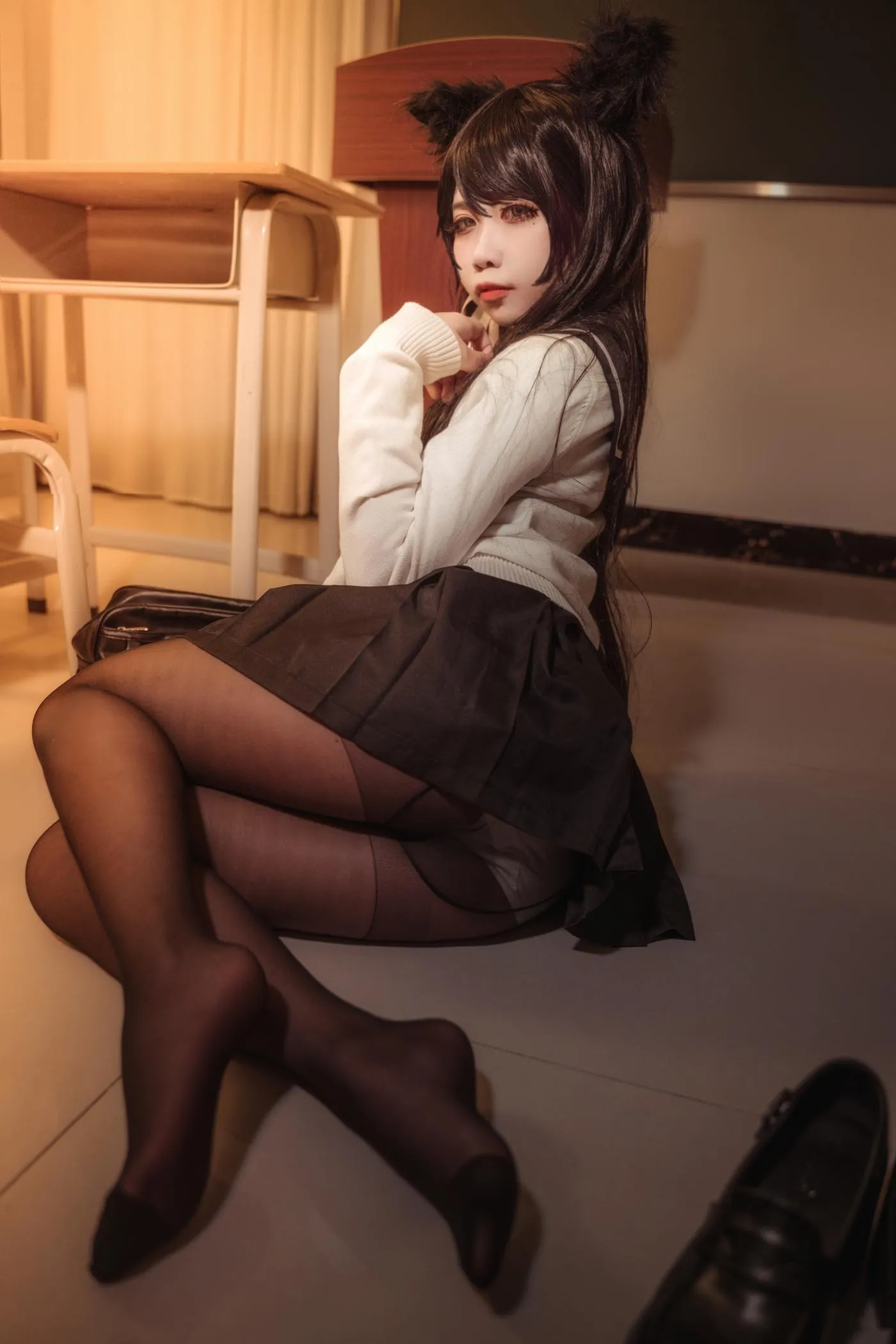 贞子蜜桃 – NO.09 碧蓝航线 爱宕高雄制服 [35P]插图2