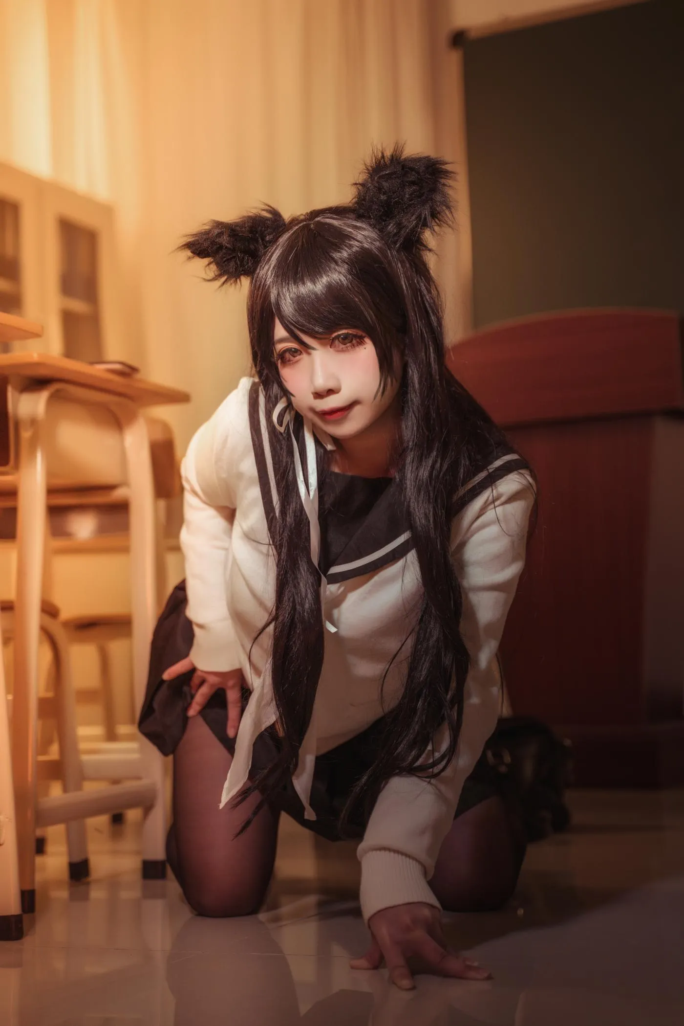 贞子蜜桃 – NO.09 碧蓝航线 爱宕高雄制服 [35P]插图3