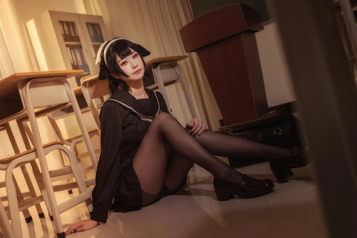 贞子蜜桃 – NO.09 碧蓝航线 爱宕高雄制服 [35P]插图4