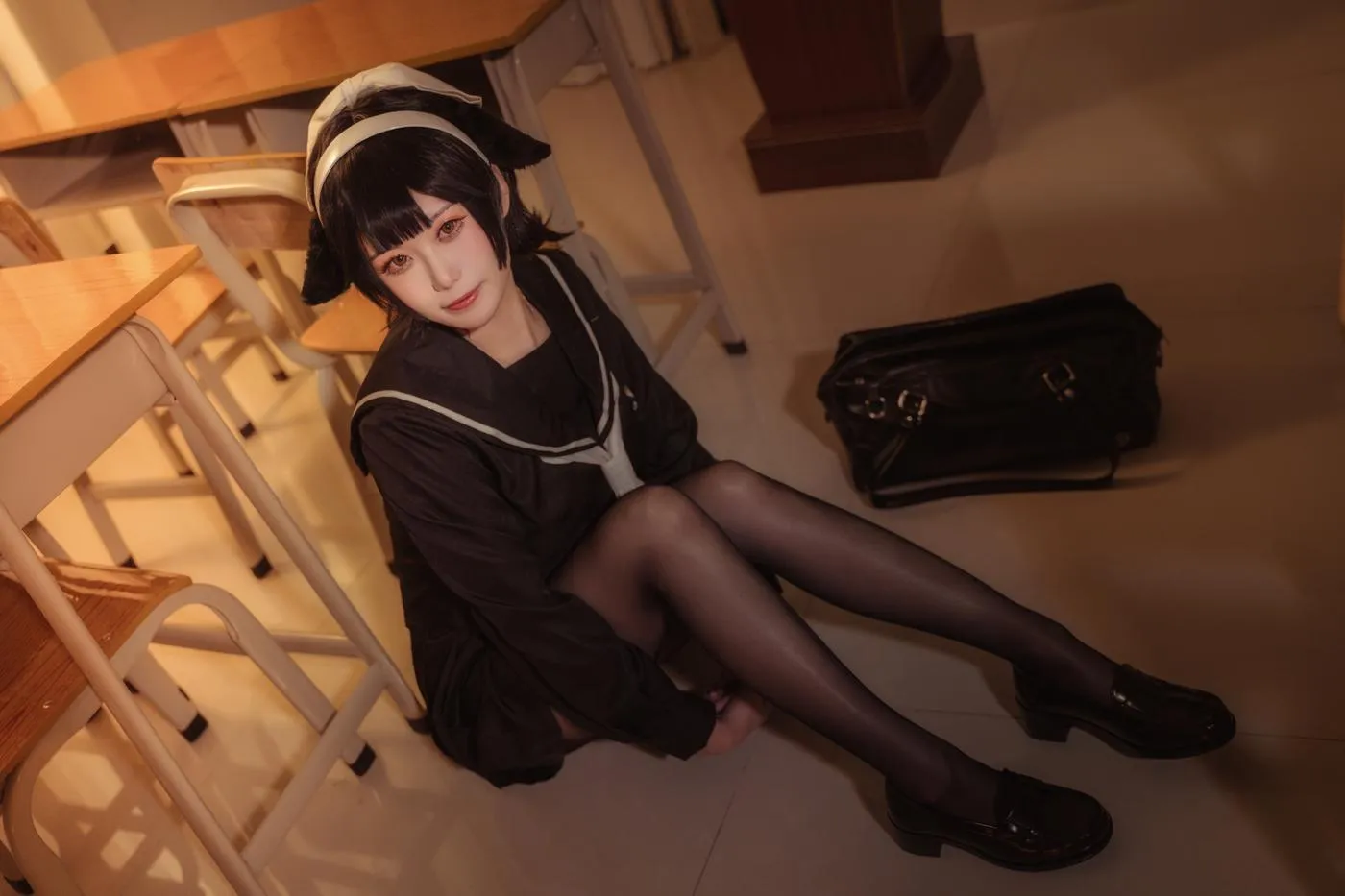 贞子蜜桃 – NO.09 碧蓝航线 爱宕高雄制服 [35P]插图5