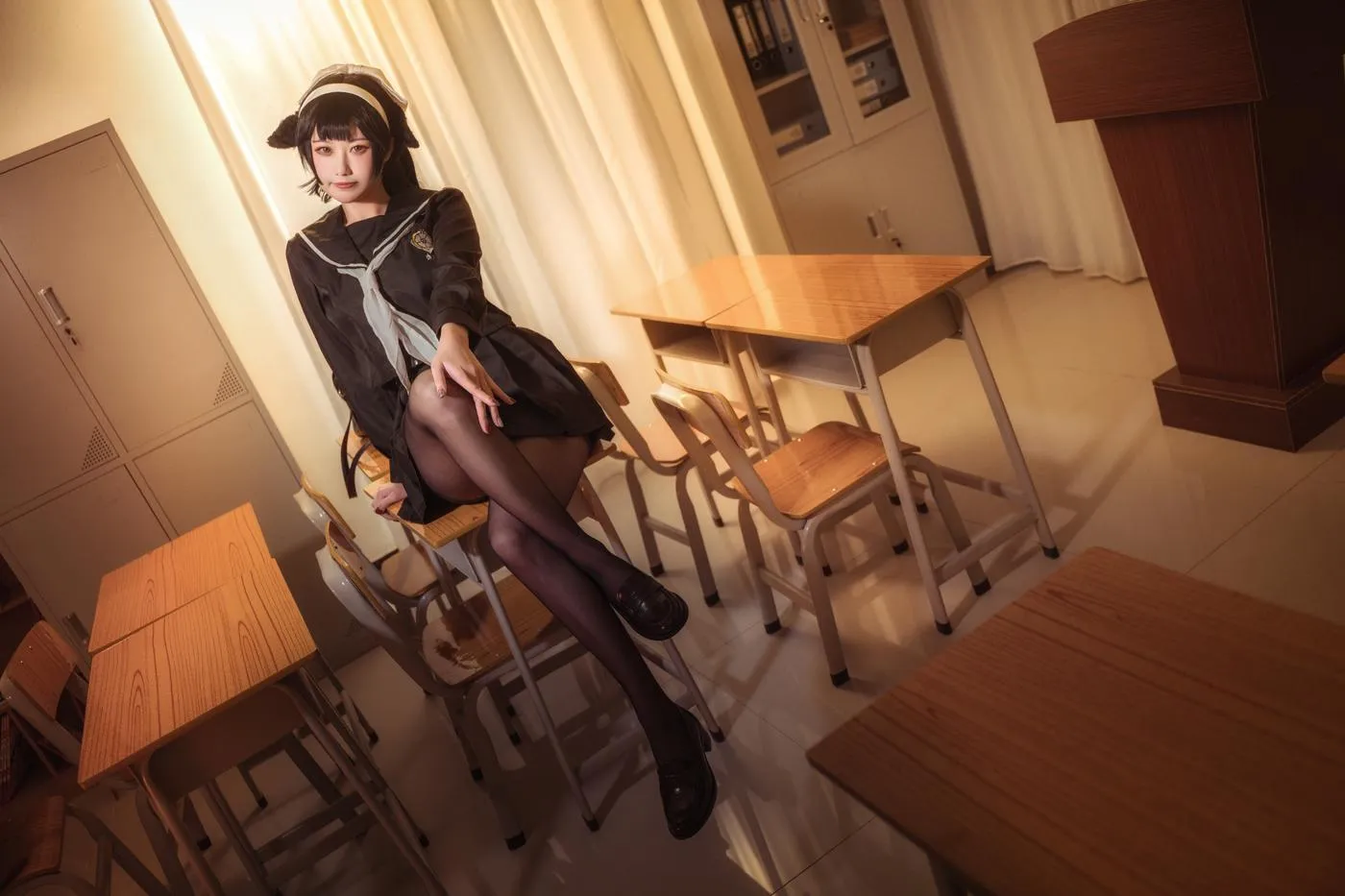 贞子蜜桃 – NO.09 碧蓝航线 爱宕高雄制服 [35P]插图6