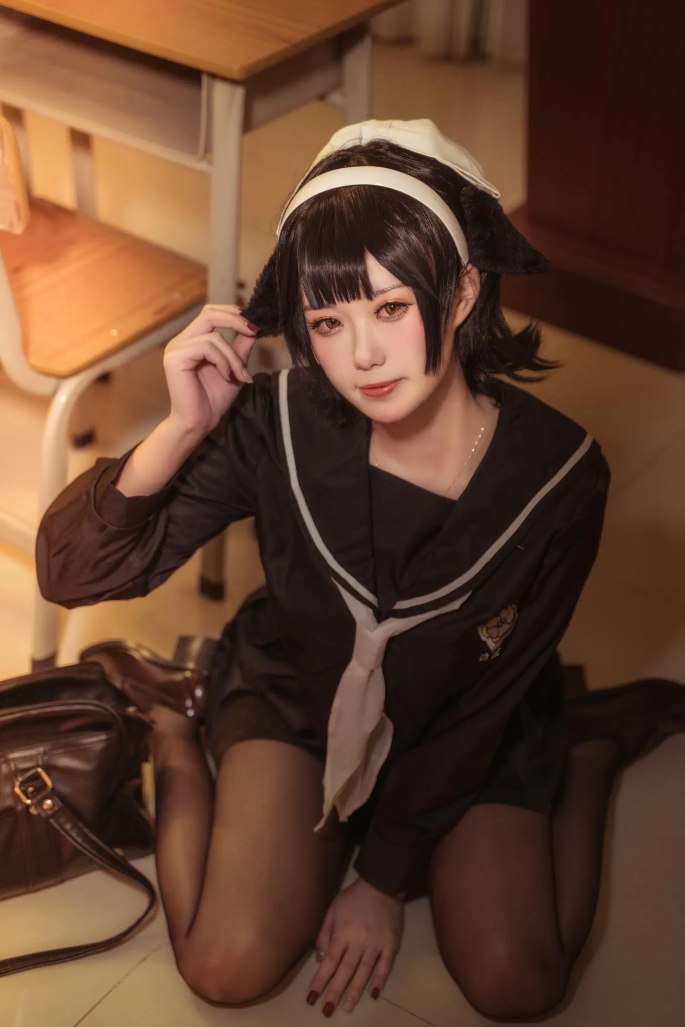 贞子蜜桃 – NO.09 碧蓝航线 爱宕高雄制服 [35P]插图9
