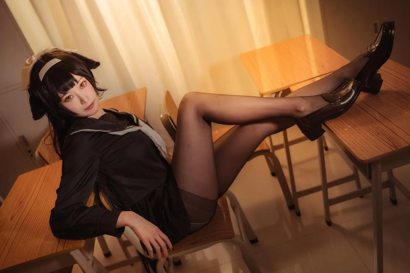 贞子蜜桃 – NO.09 碧蓝航线 爱宕高雄制服 [35P]插图5