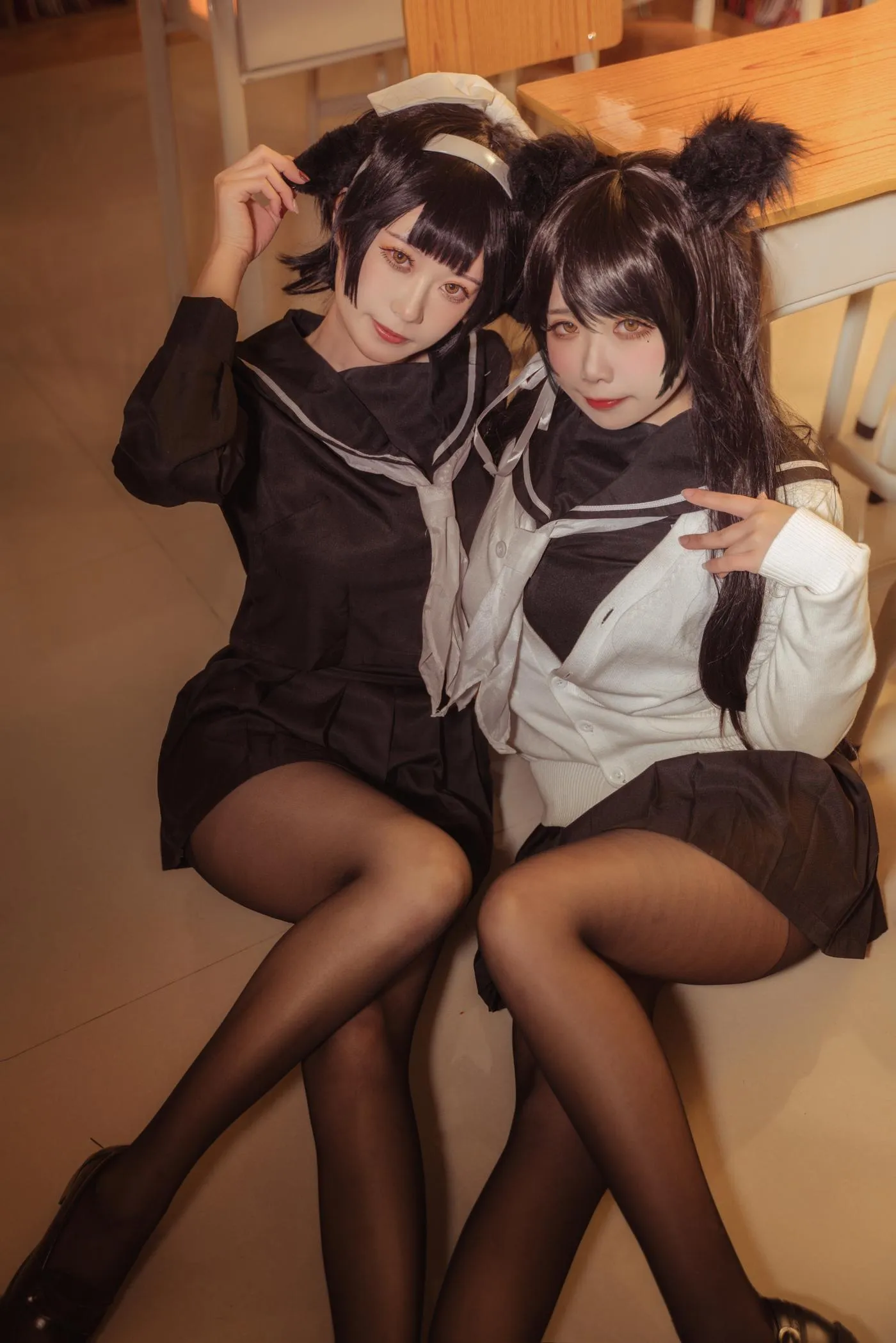 贞子蜜桃 – NO.09 碧蓝航线 爱宕高雄制服 [35P]插图