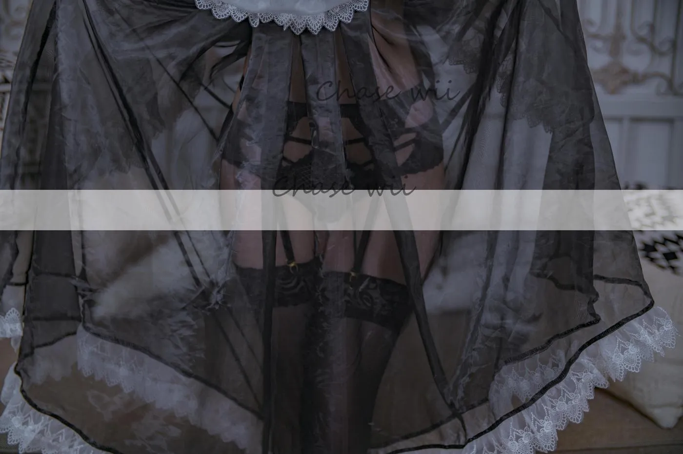 起司块wii – NO.03 黑色透明女仆-展示图 [10P]插图8