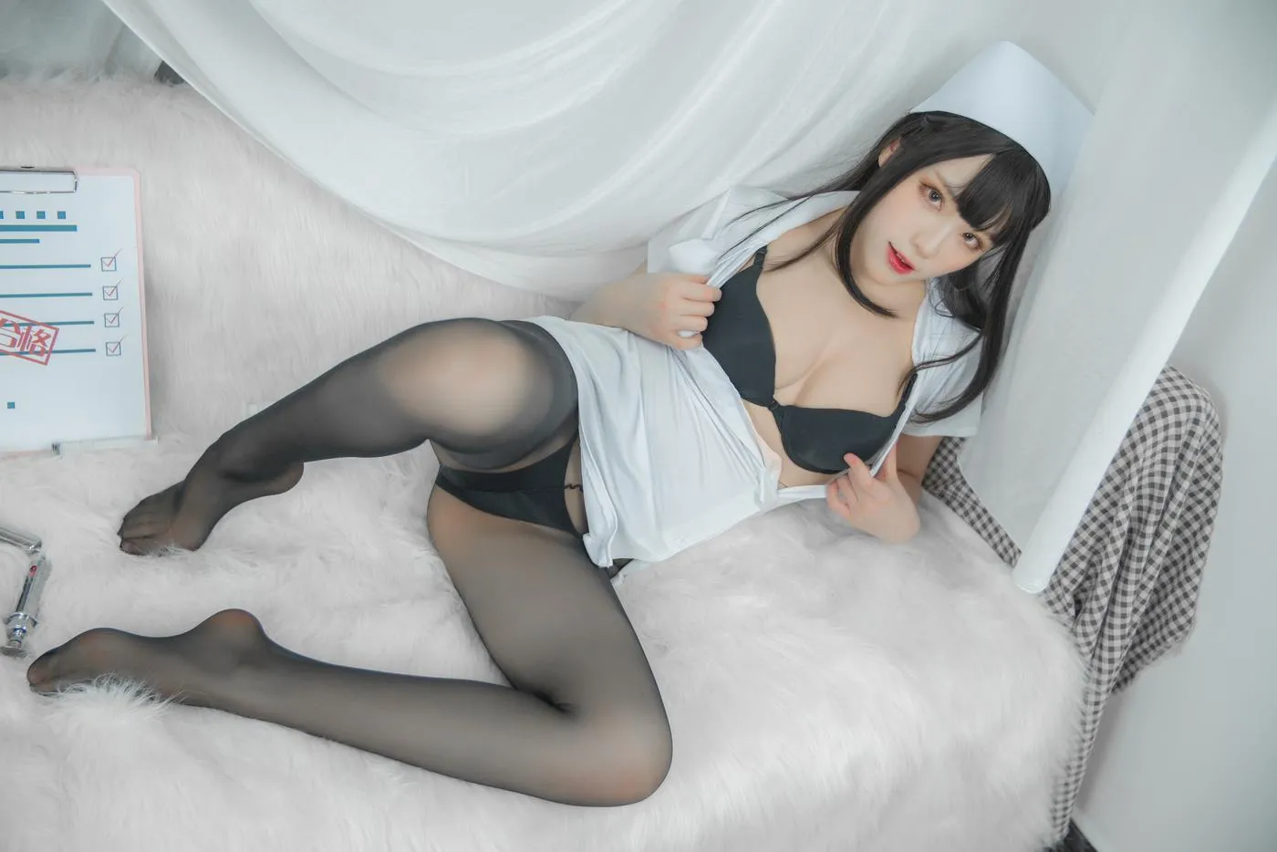 起司块wii – NO.10 白护士-高清 [47P]插图7