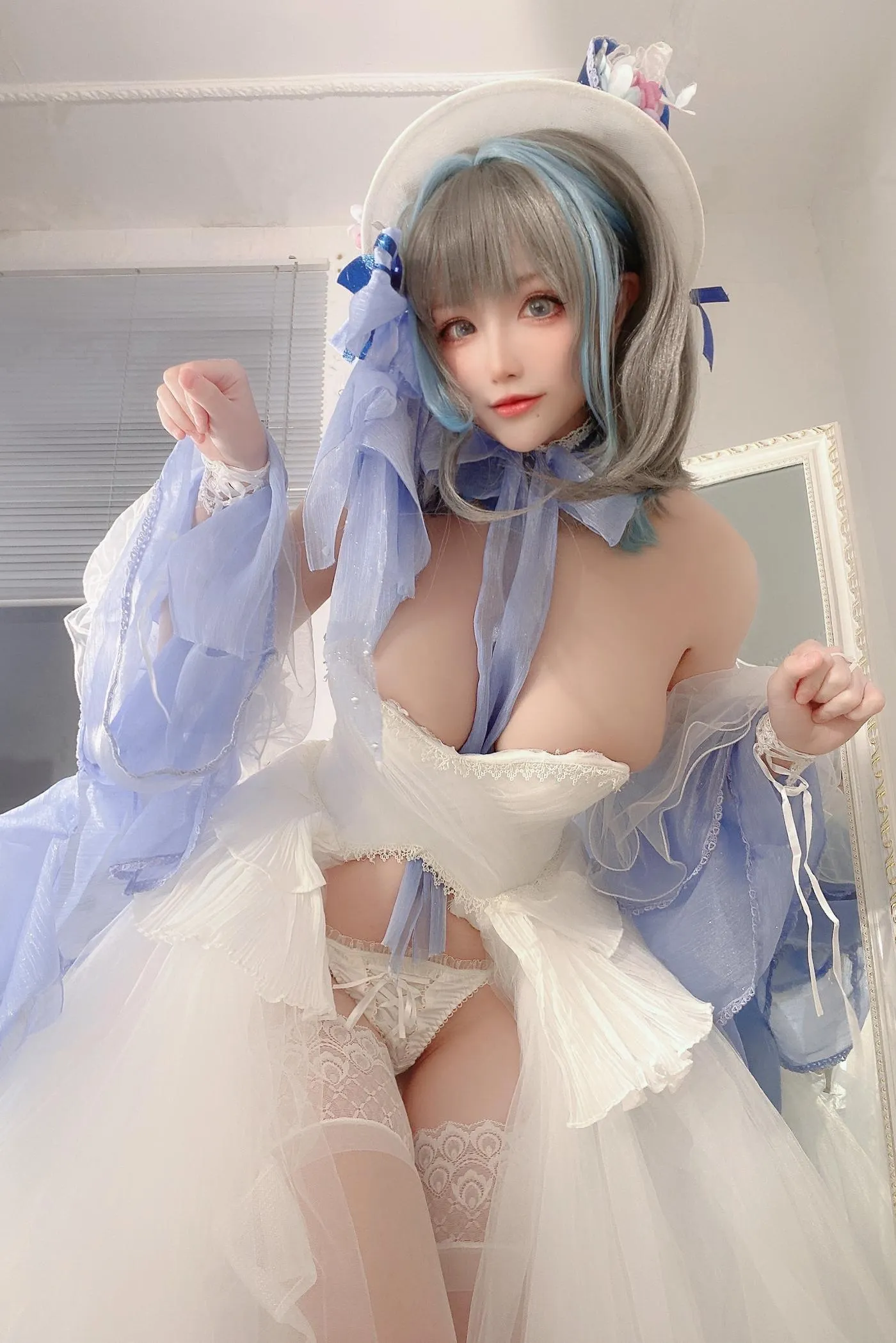 起司块wii – NO.33 柴郡礼服-自拍 [33P]插图1