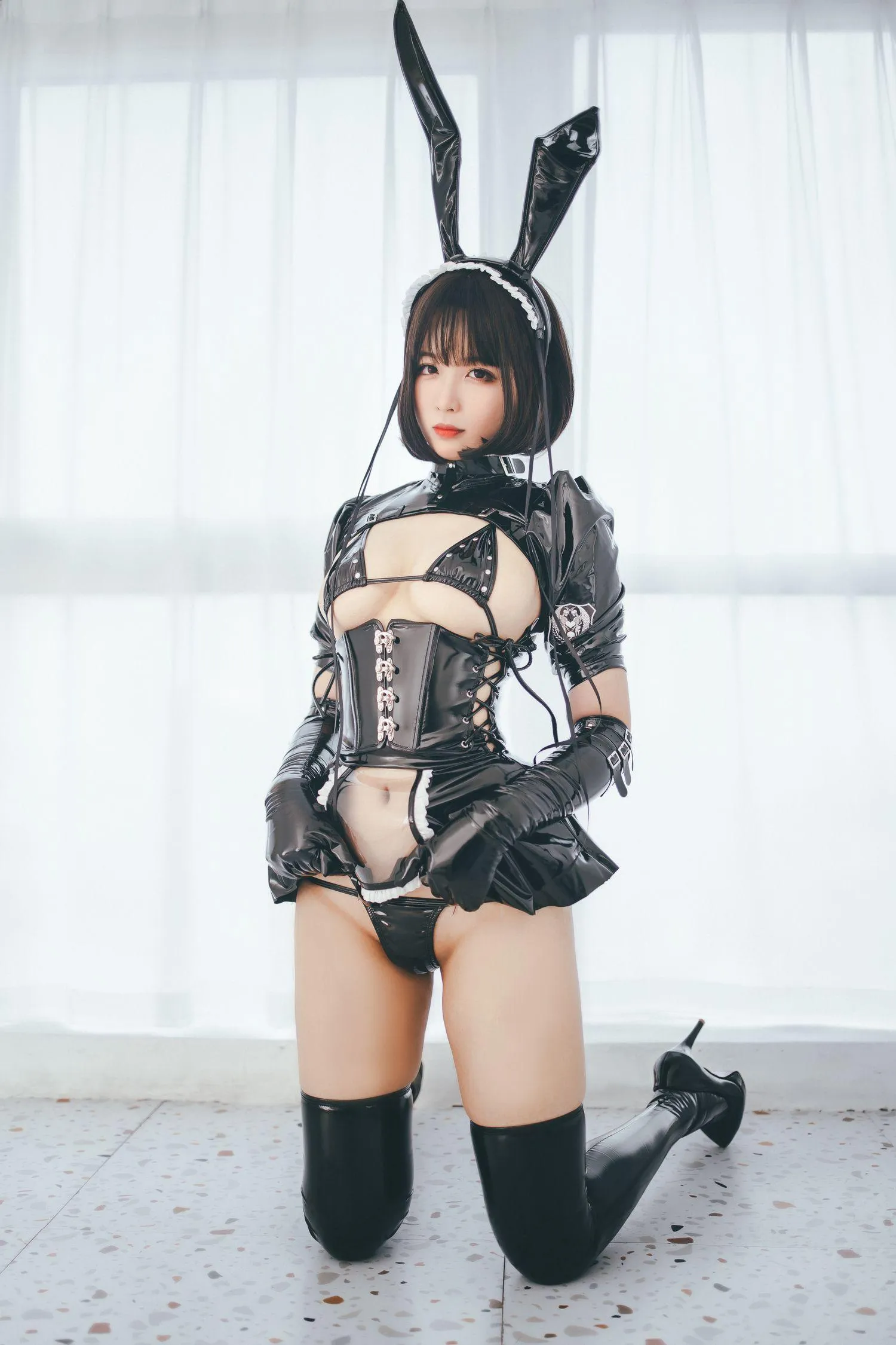 轩萧学姐 – NO.01 兔女郎女仆 [52P]插图2