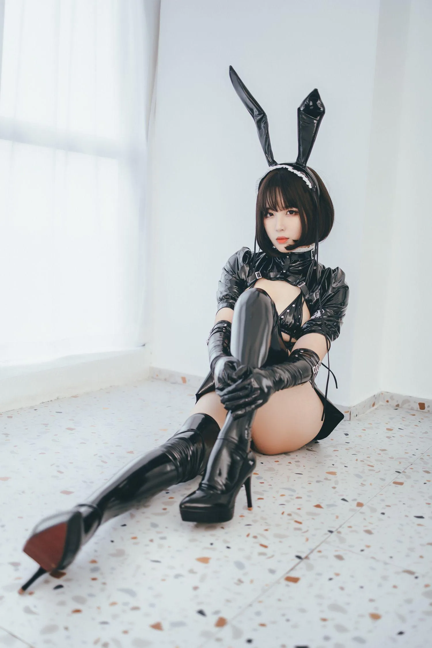 轩萧学姐 – NO.01 兔女郎女仆 [52P]插图3