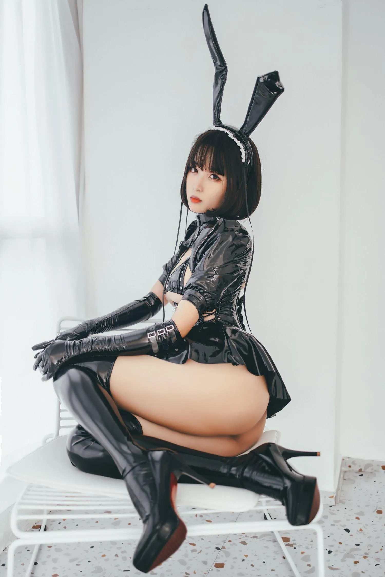 轩萧学姐 – NO.01 兔女郎女仆 [52P]插图
