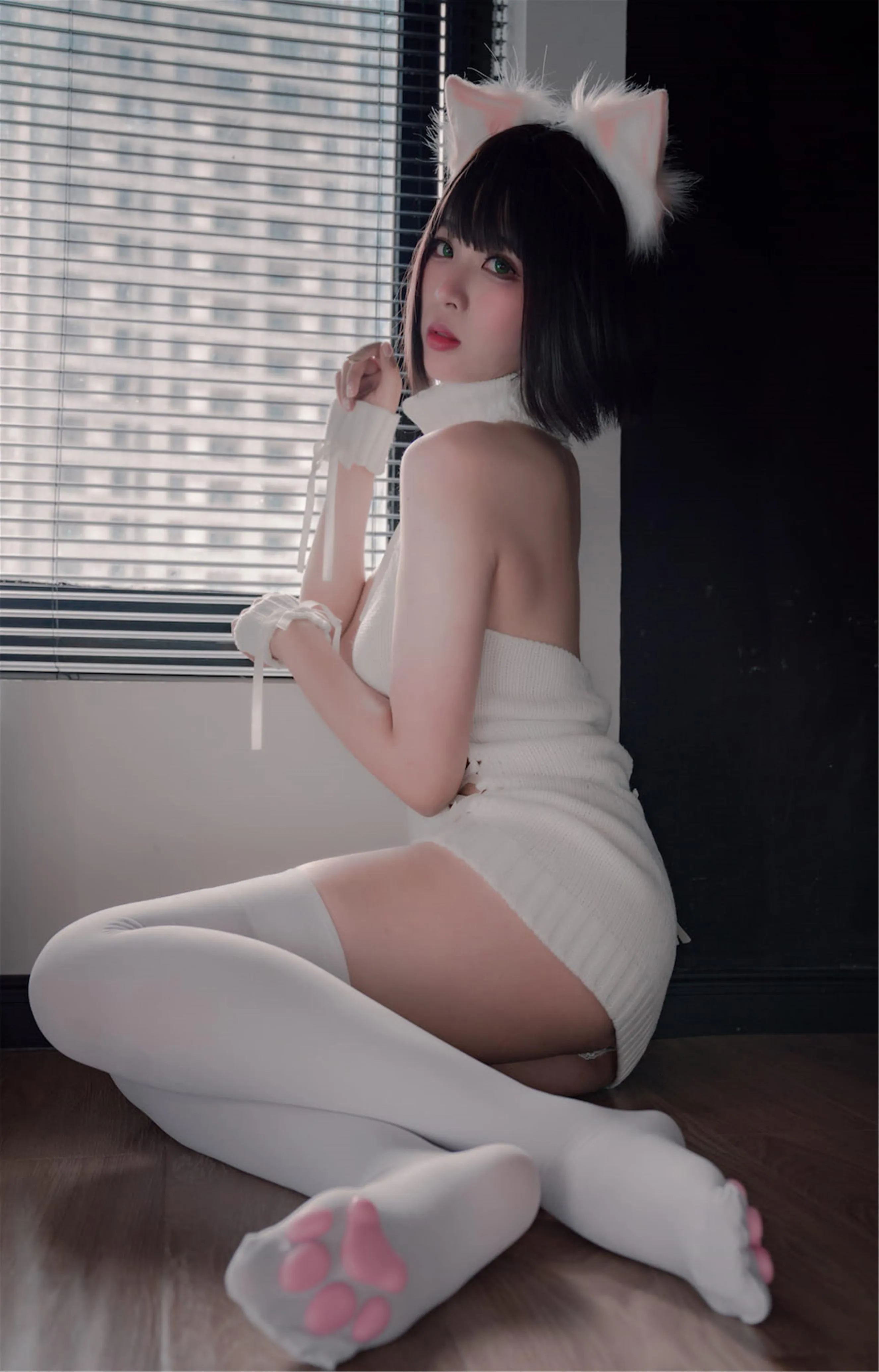 轩萧学姐 – NO.11 猫爪袜 [40P]插图3
