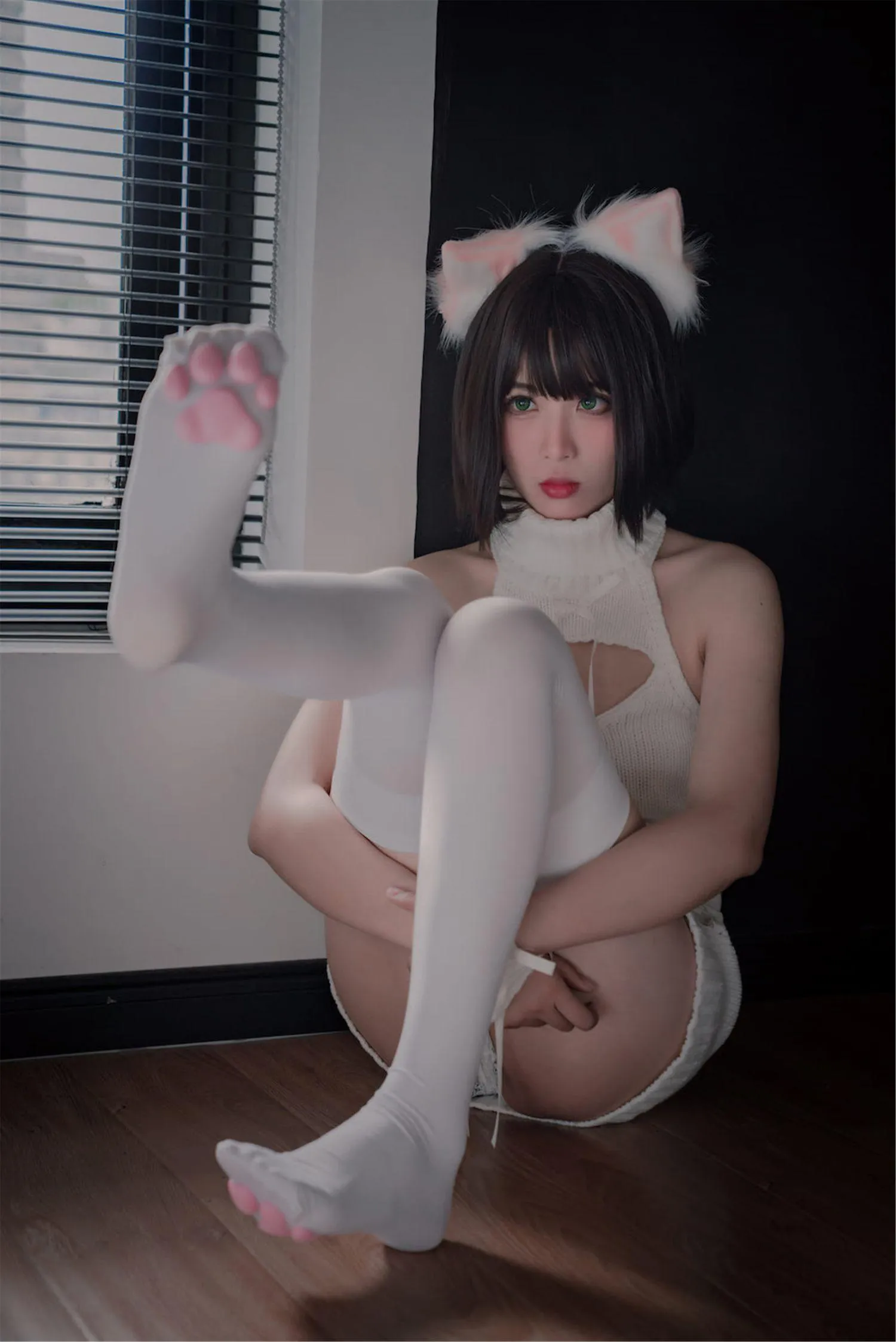 轩萧学姐 – NO.11 猫爪袜 [40P]插图7