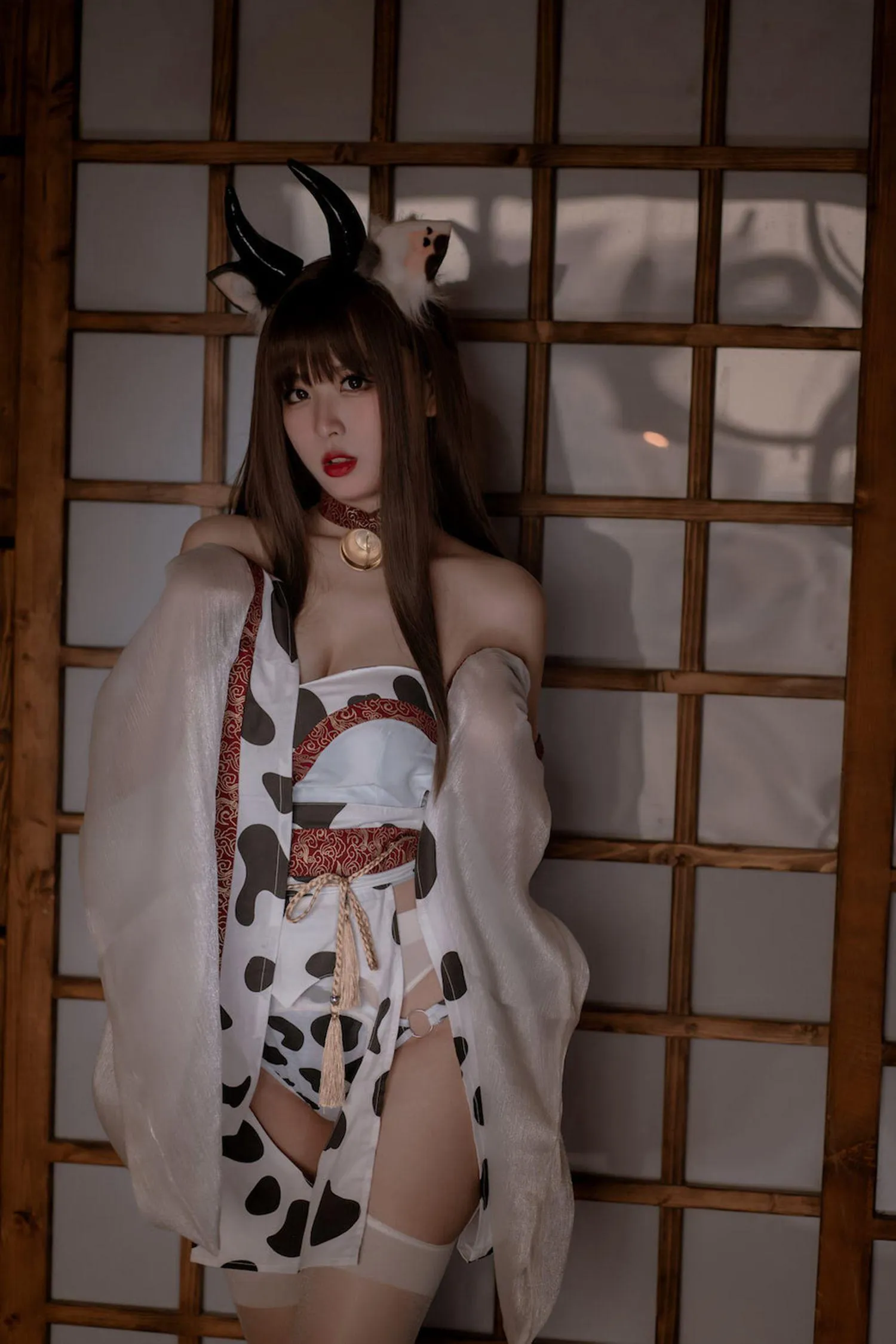 轩萧学姐 – NO.19 牛牛和服 [47P]插图8