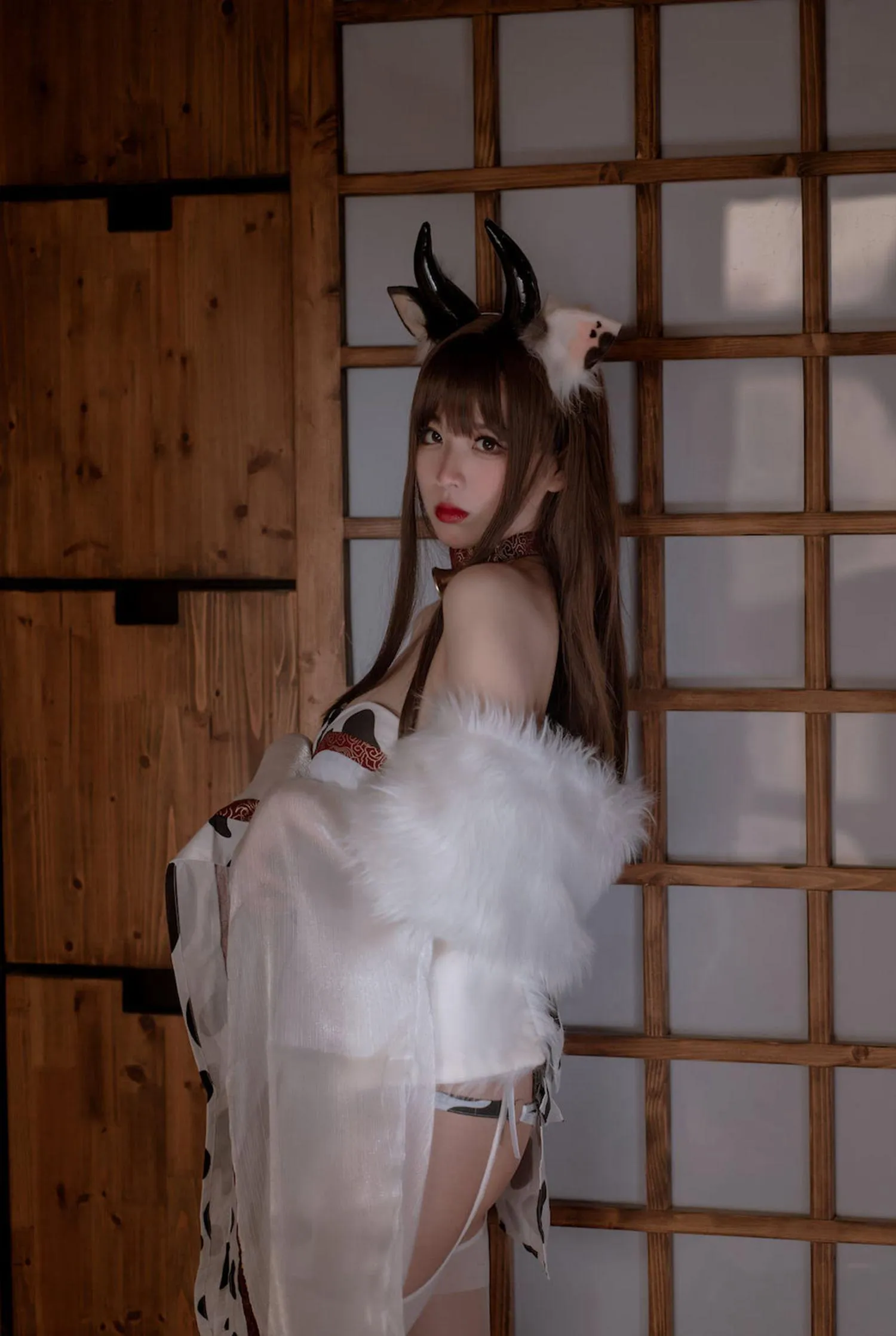 轩萧学姐 – NO.19 牛牛和服 [47P]插图4