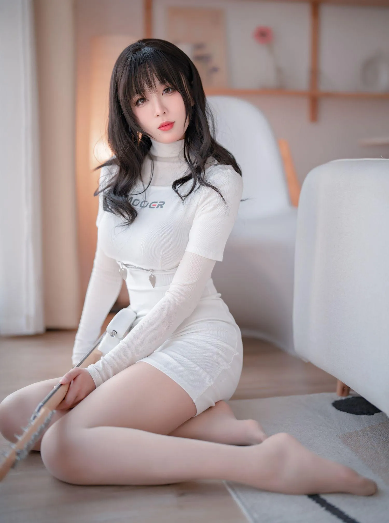 轩萧学姐 – NO.24 吉他妹妹肉丝套 [61P]插图7
