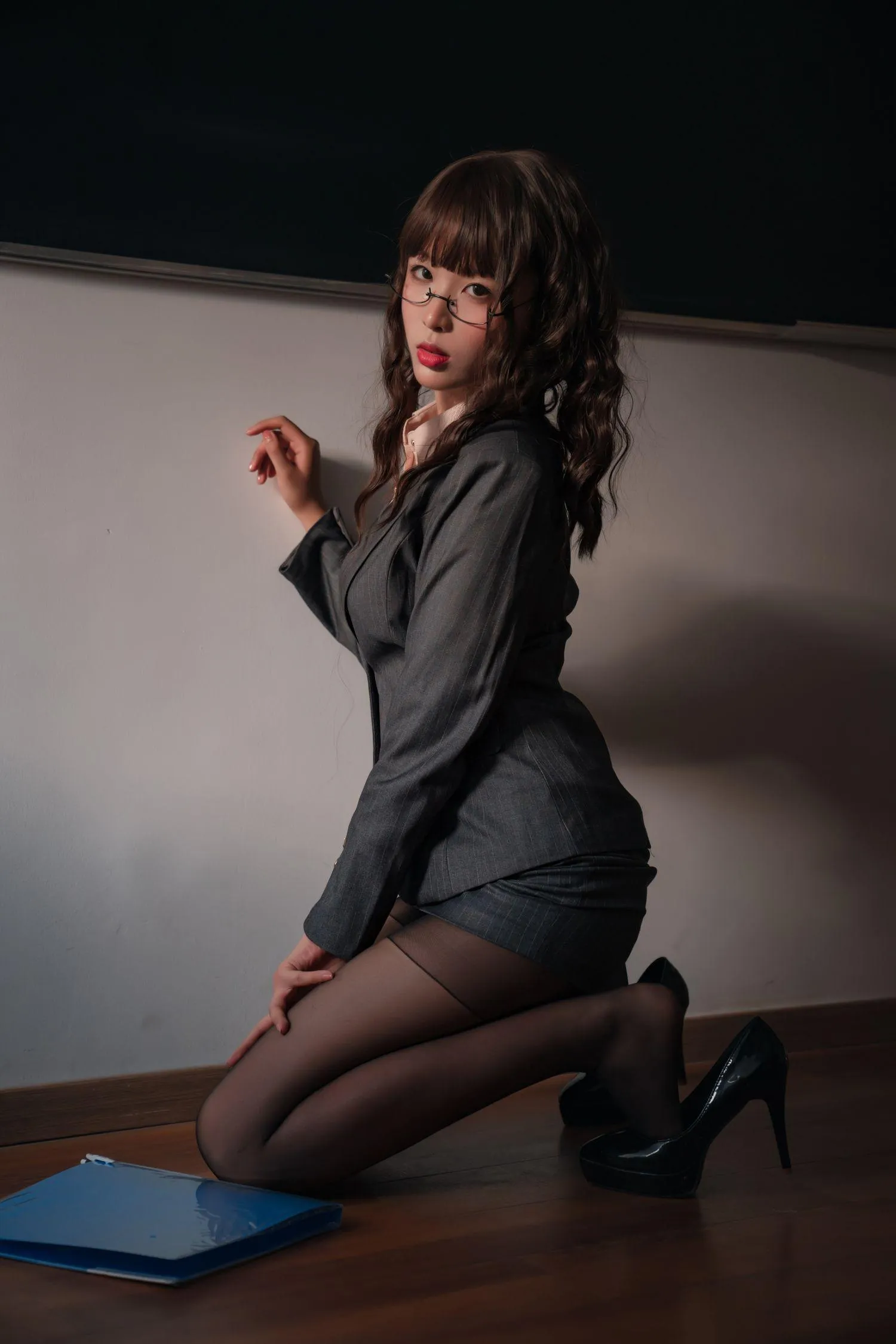轩萧学姐 – NO.31 教鞭 [45P]插图7