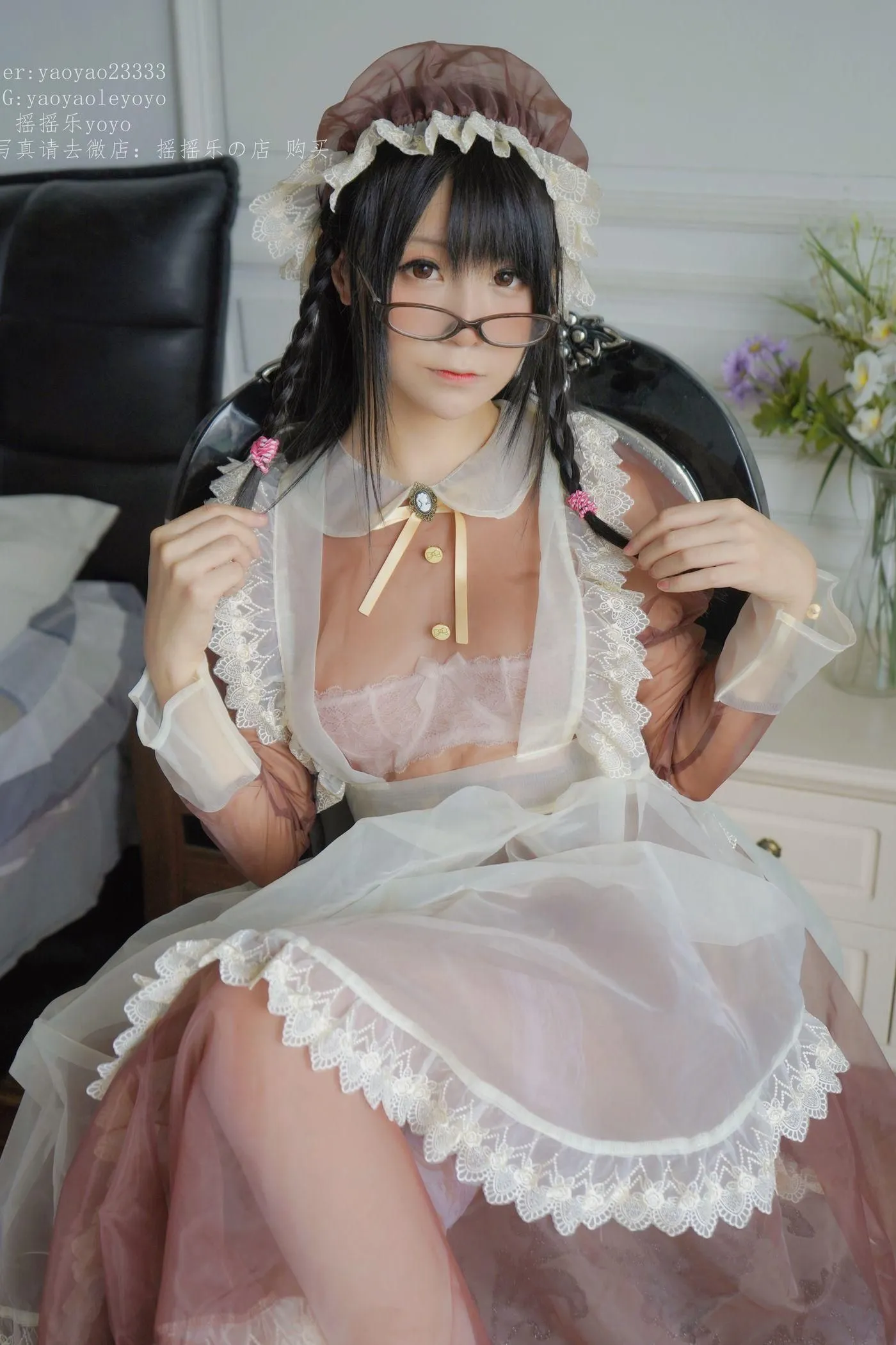 摇摇乐yoyo – NO.11 透明女仆 [136P]插图6