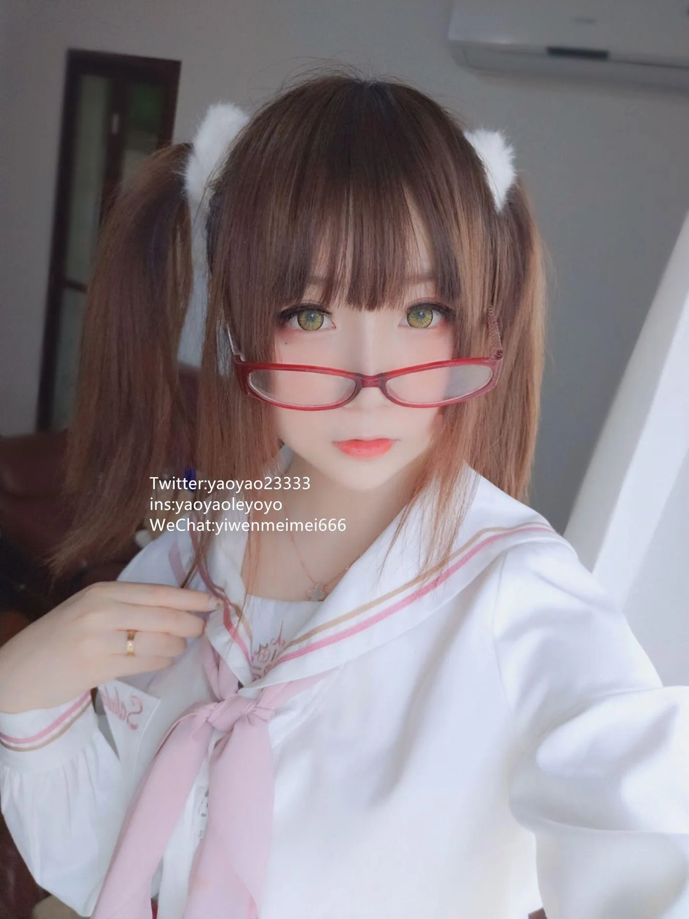 摇摇乐yoyo – NO.22 2019.04月福利-水手服 [63P]插图5