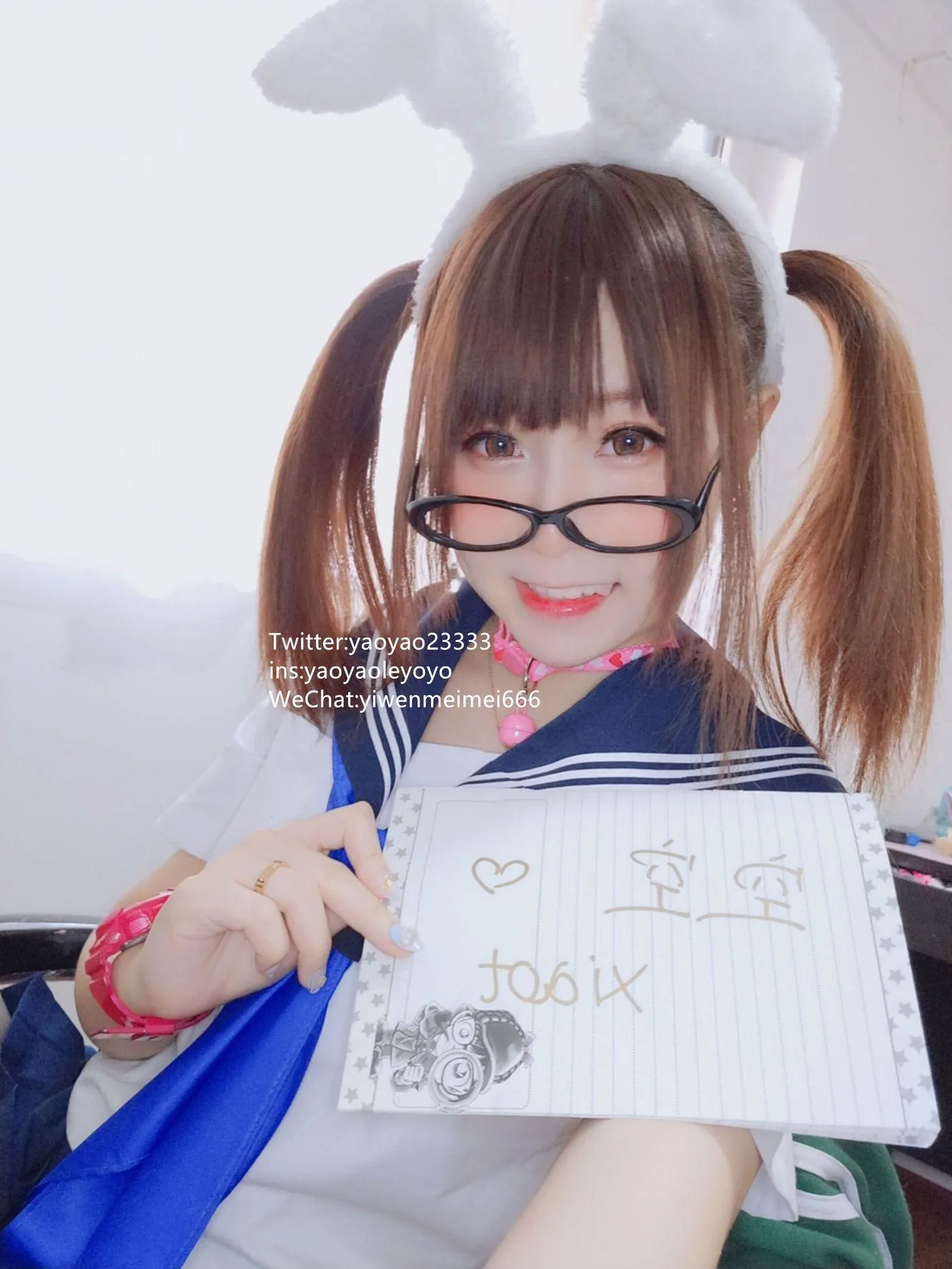 摇摇乐yoyo – NO.22 2019.04月福利-水手服 [63P]插图7