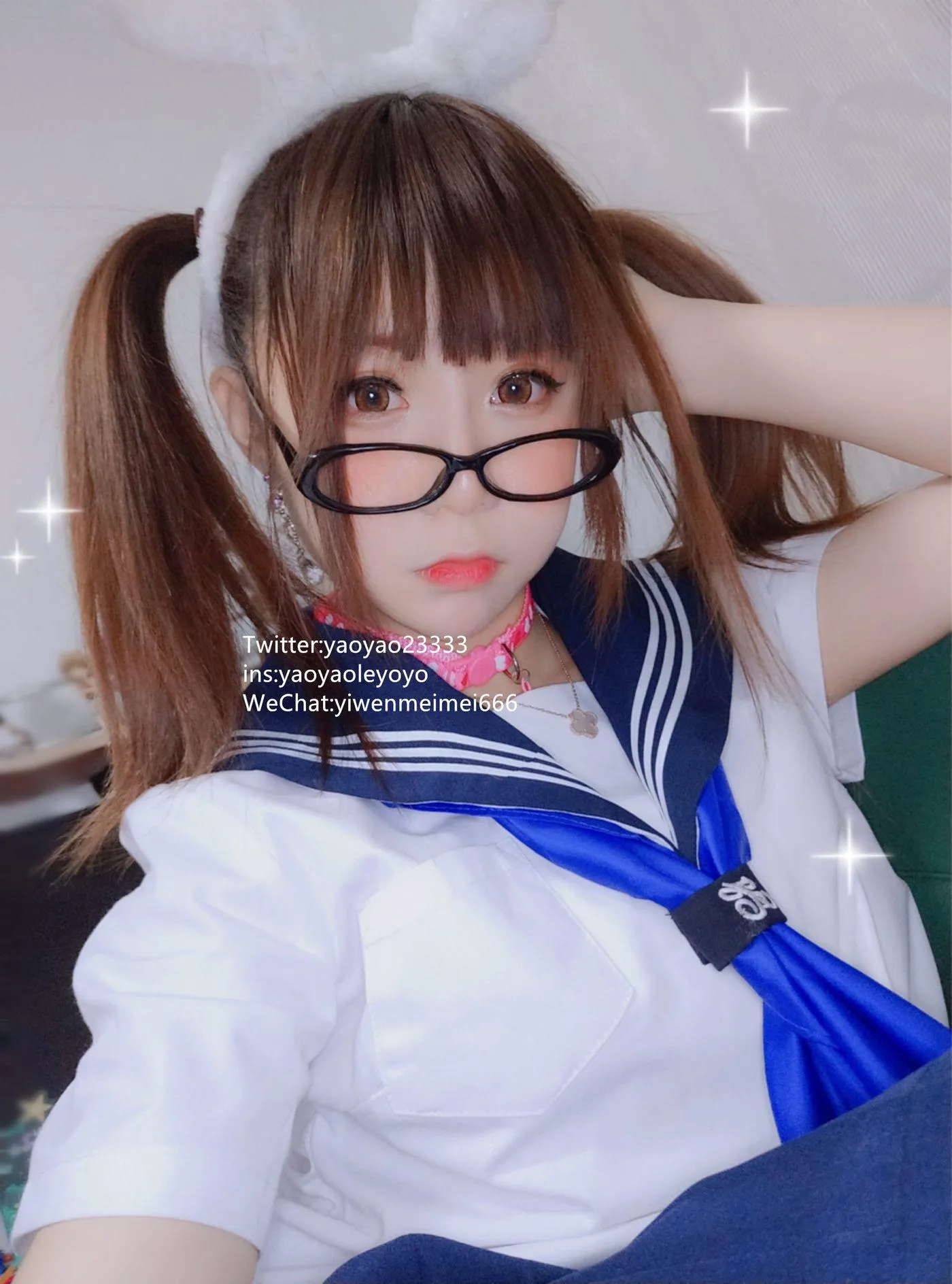 摇摇乐yoyo – NO.22 2019.04月福利-水手服 [63P]插图
