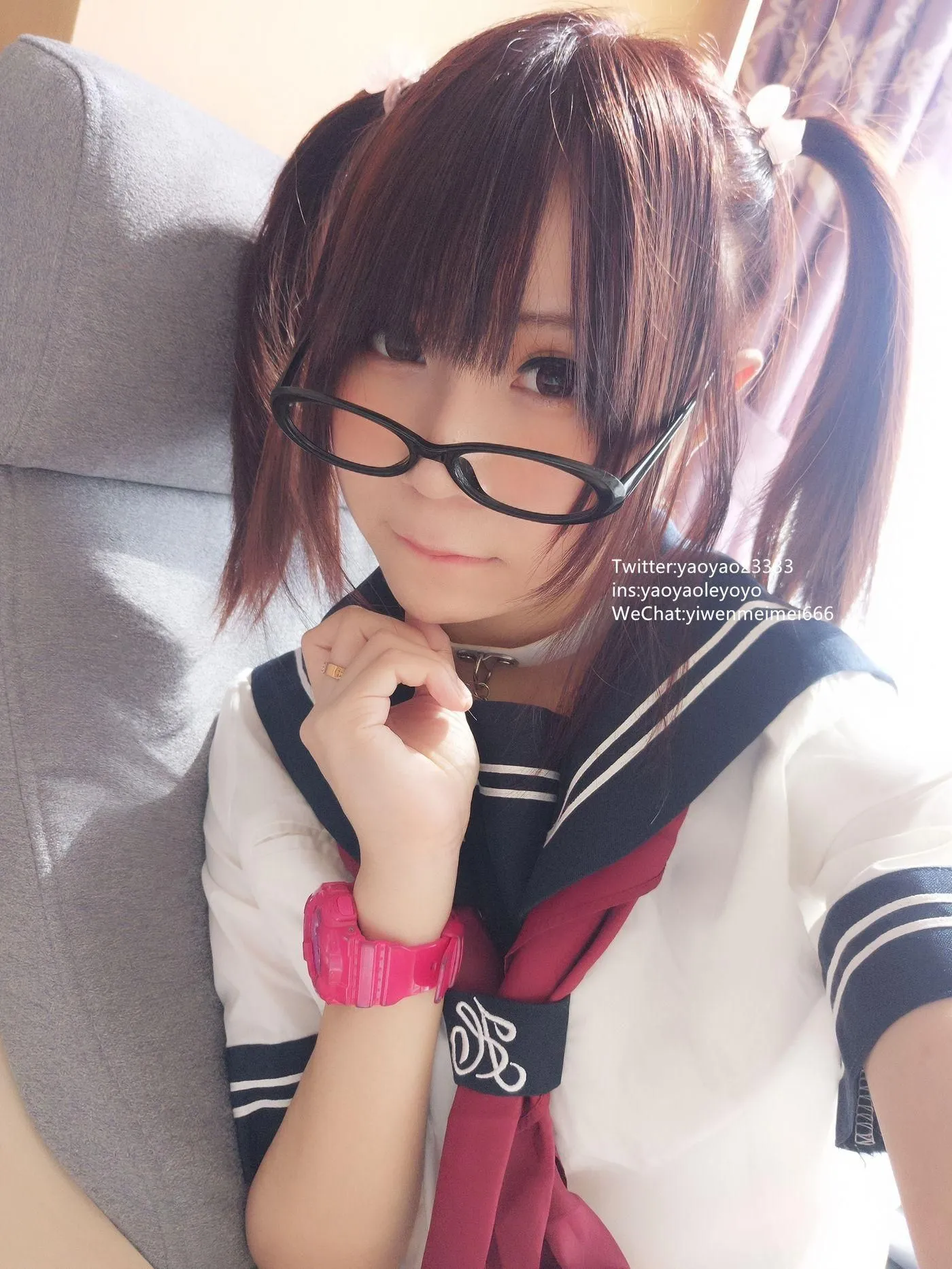 摇摇乐yoyo – NO.22 2019.04月福利-水手服 [63P]插图