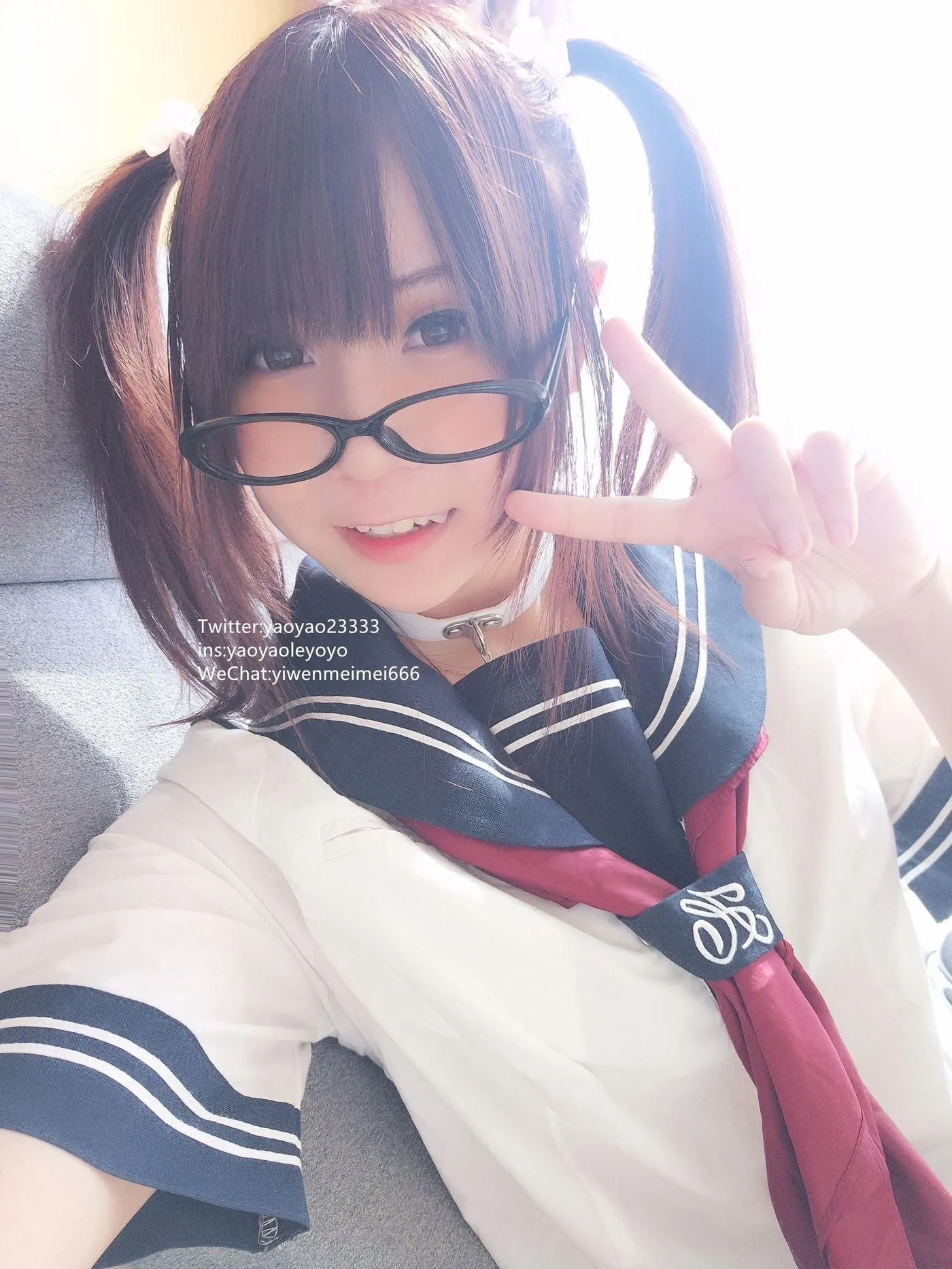 摇摇乐yoyo – NO.22 2019.04月福利-水手服 [63P]插图1
